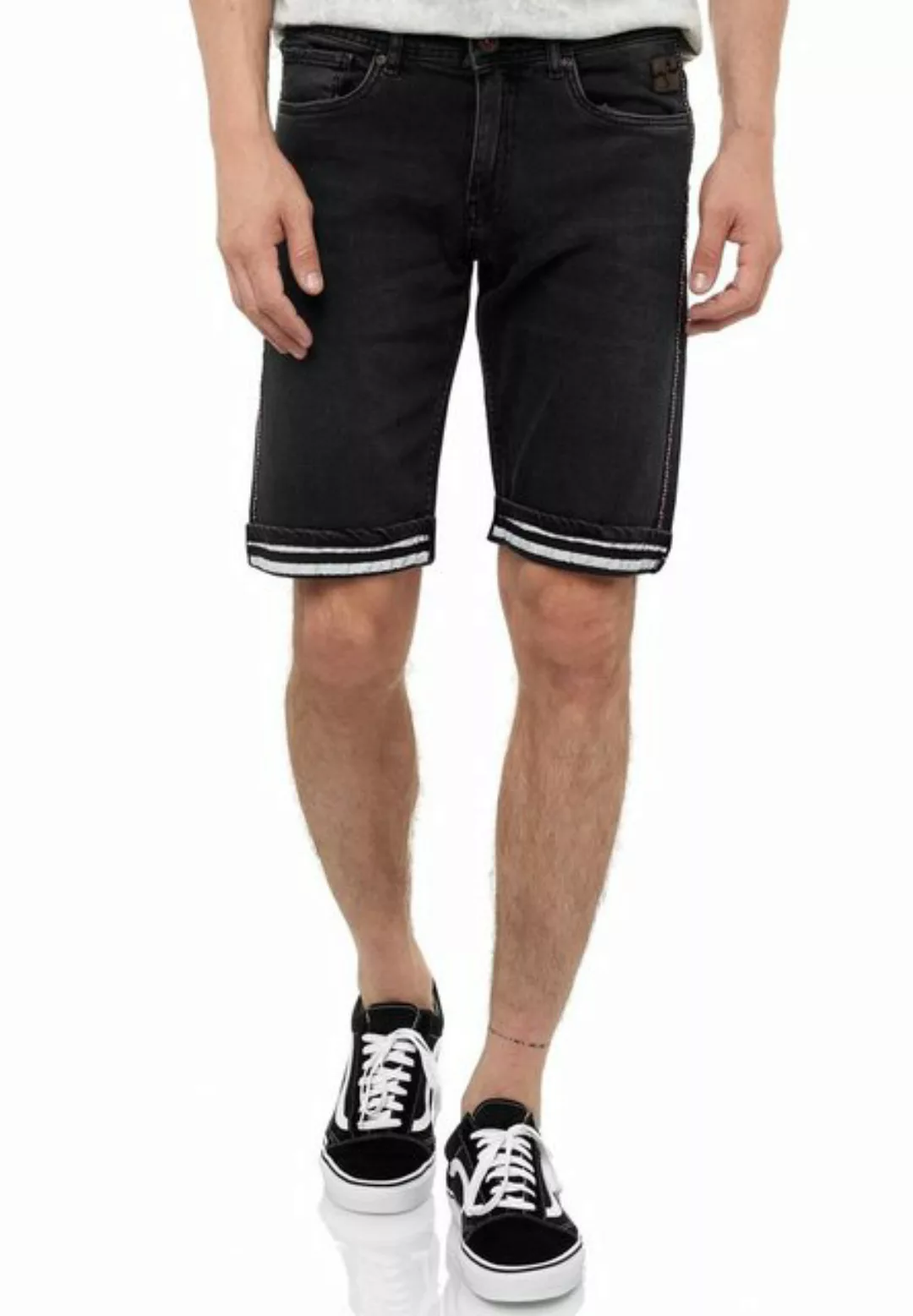 Rusty Neal Shorts Benson mit lässigem Umschlagdetail günstig online kaufen