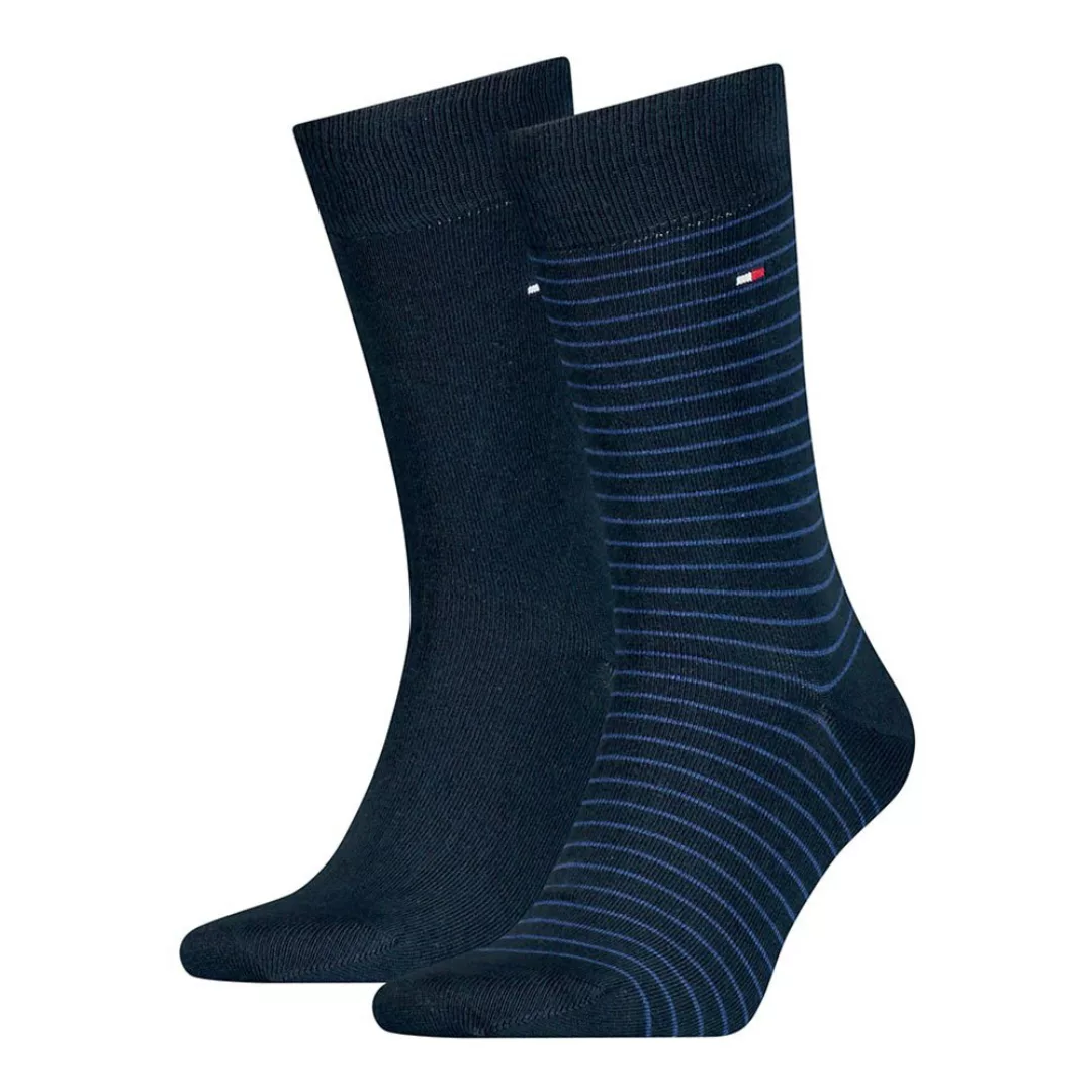 Tommy Hilfiger Small Stripe Classic Socken 2 Paare EU 43-46 Tommy Blue günstig online kaufen
