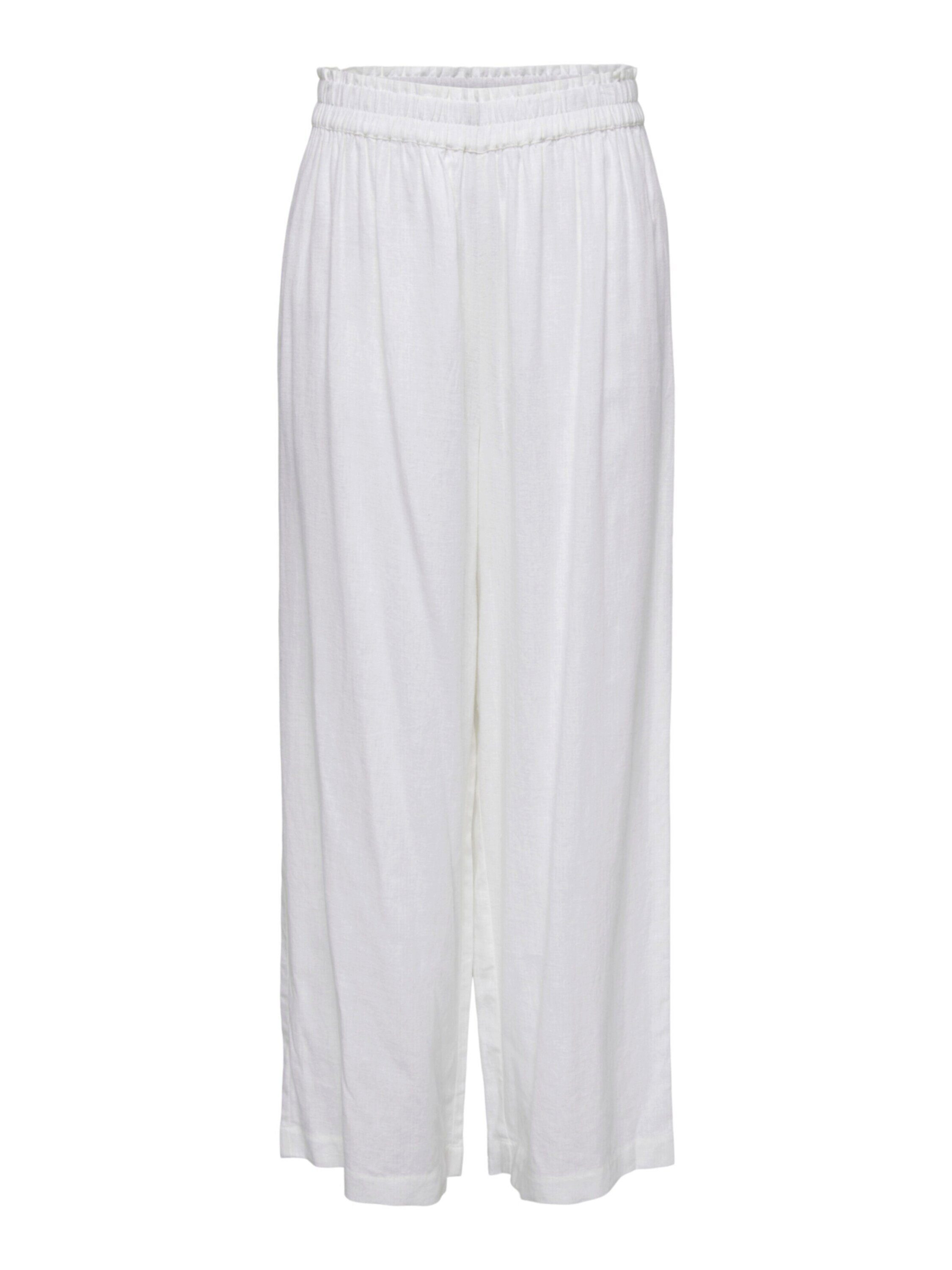 Only  Hosen Noos Tokyo Linen Trousers - Bright White günstig online kaufen