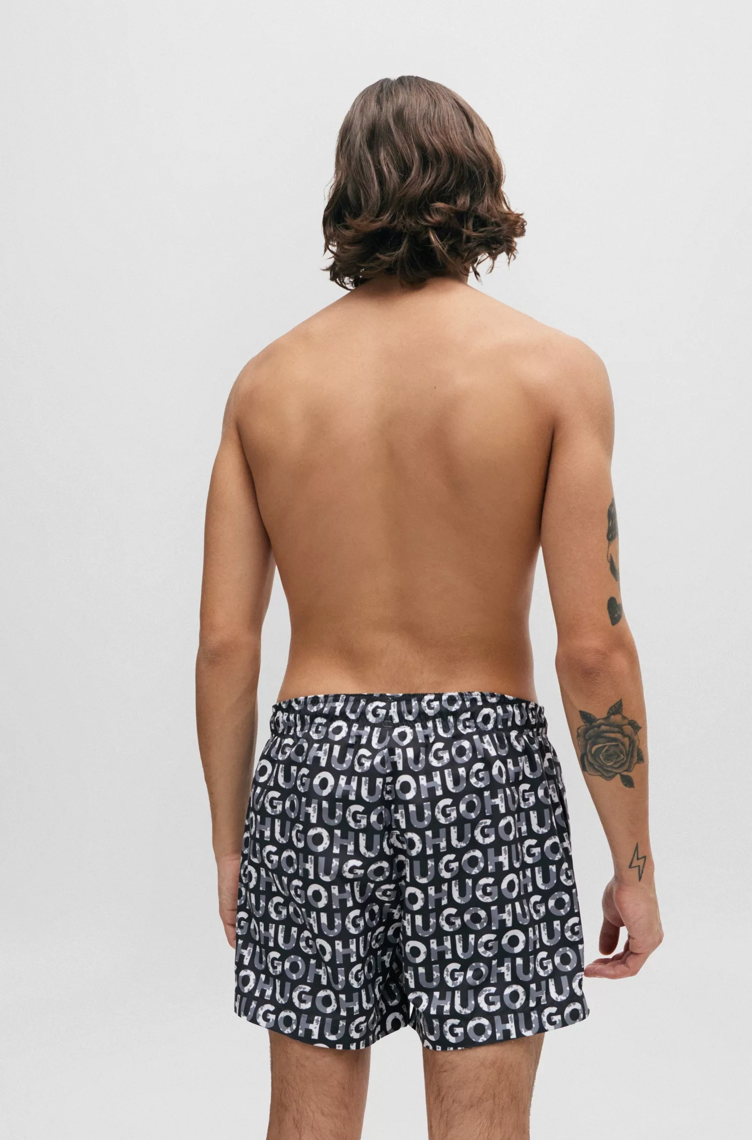 HUGO Underwear Badeshorts "TORTUGA", mit Print günstig online kaufen