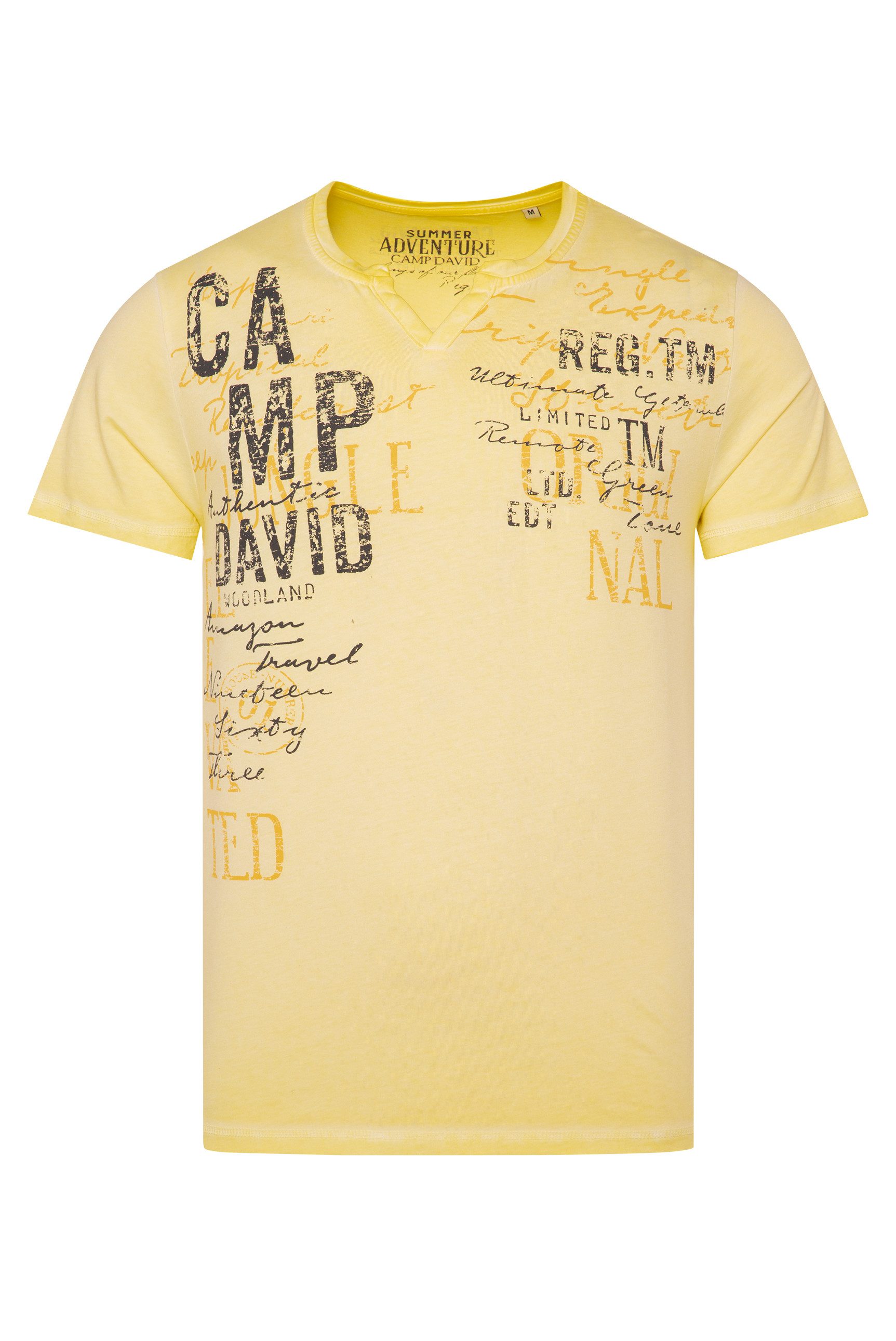 CAMP DAVID Rundhalsshirt, aus Baumwolle günstig online kaufen