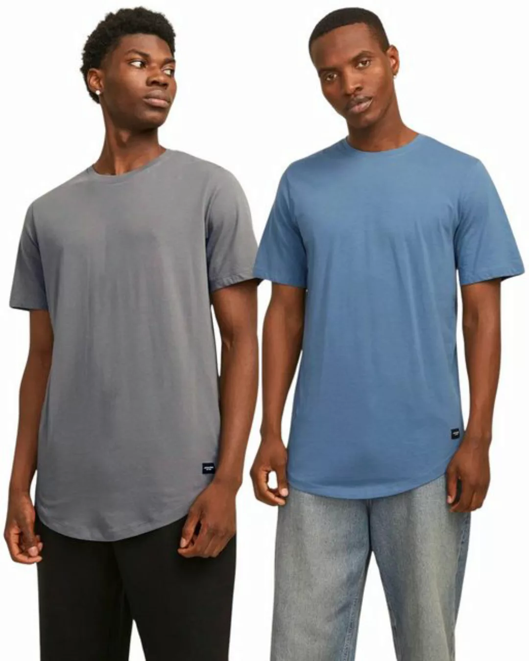 Jack & Jones T-Shirt basic Longshirt im Doppelpack günstig online kaufen