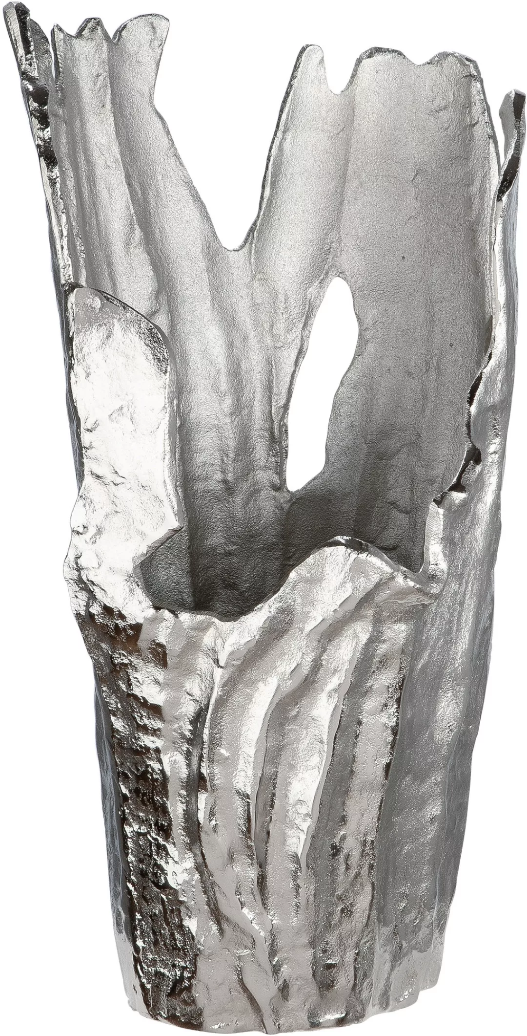 GILDE Dekovase »Vase Coralifero«, (1 St.), extravagante Form, Aluminium, si günstig online kaufen