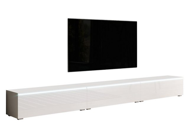 Furnix TV-Schrank Barcello Lowboard 3x100cm ohne/mit LED hängend oder stehe günstig online kaufen