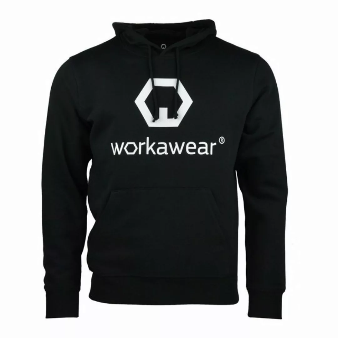 workawear Kapuzenpullover Nachhaltig Organic Hoodie Herren schwarz Bio Baum günstig online kaufen