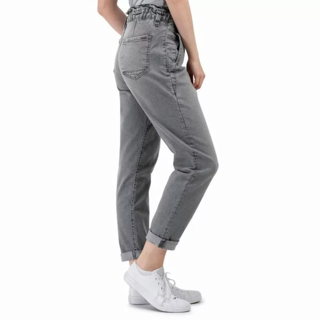 SUBLEVEL Paperbag-Hose Damen Jeans Mid Waist elastisch Moderne Hose günstig online kaufen