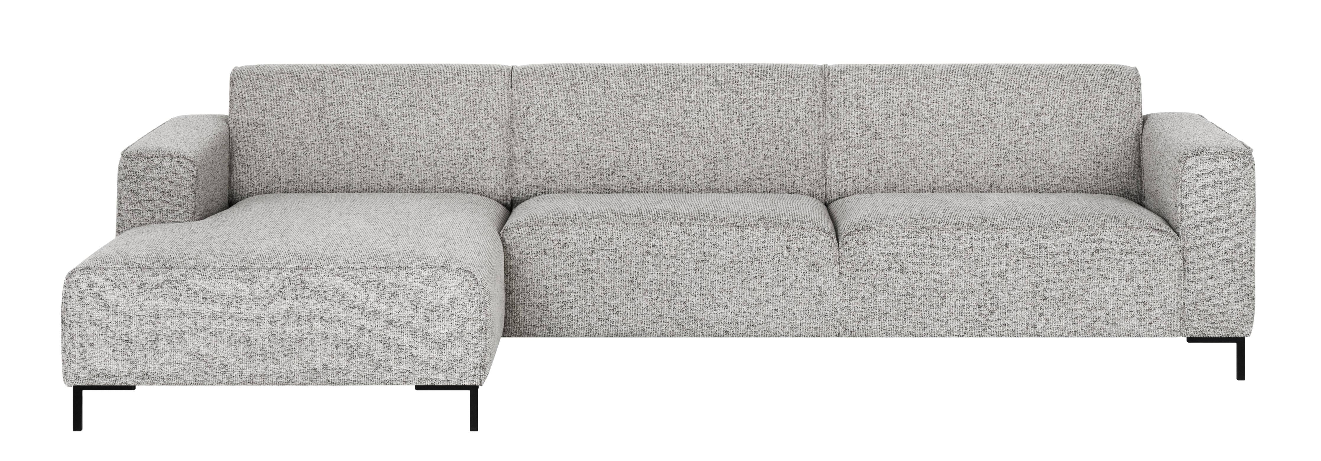 NADUVI Collection | Ecksofa Gionni links 3-Sitzer Chenille günstig online kaufen