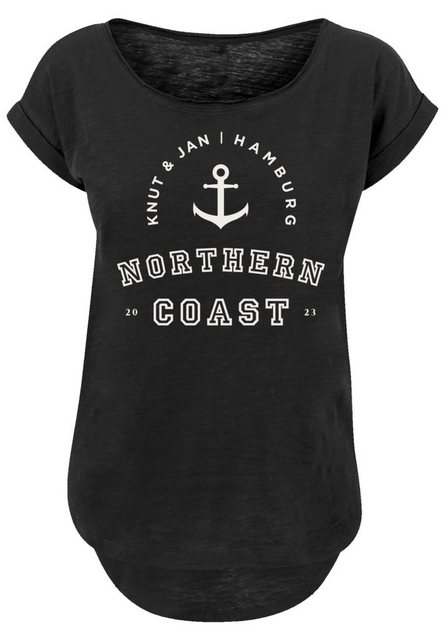 F4NT4STIC T-Shirt Northern Coast Nordsee Knut & Jan Hamburg Print günstig online kaufen