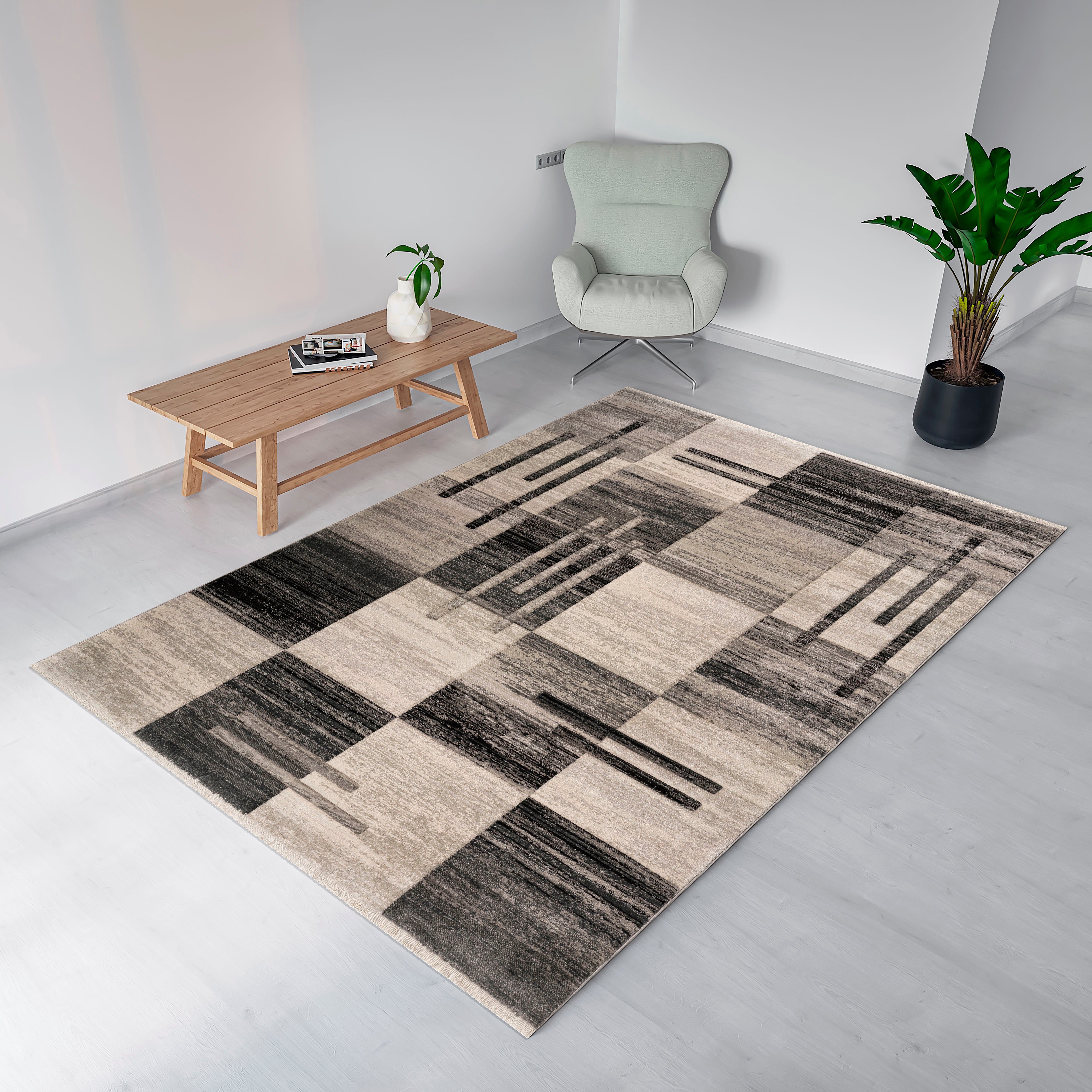 my home Teppich Beliz, rechteckig, Höhe: günstig online kaufen