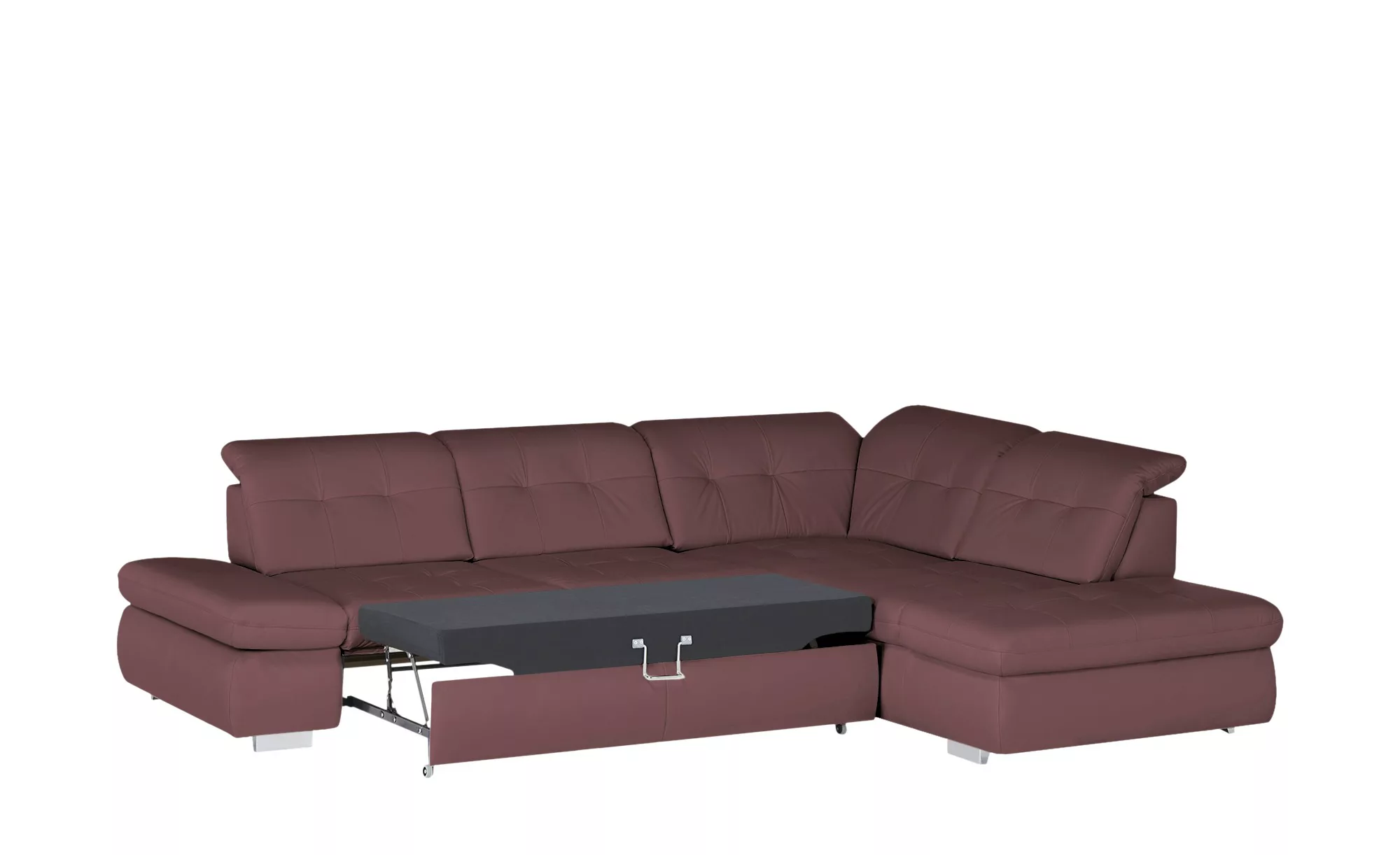 Lounge Collection Ecksofa Leder  Spencer ¦ rot ¦ Maße (cm): B: 323 H: 102 T günstig online kaufen