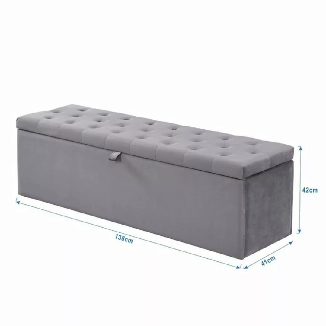 REDOM Polsterbett Doppelbett (138 x 41 x 42 cm) günstig online kaufen