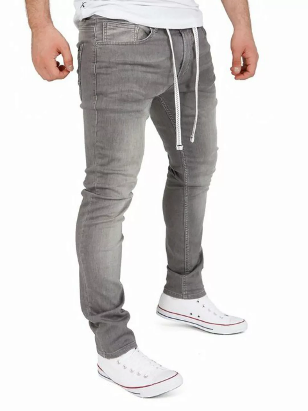 Yazubi Sweatjeans Jogginghose Herren Jogg in Jeans Steve Stretch Hose in Jo günstig online kaufen