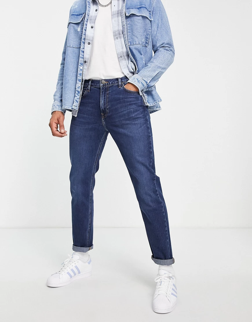Lee – Austin – Schmal zulaufende Jeans mit regulärer Passform-Blau günstig online kaufen