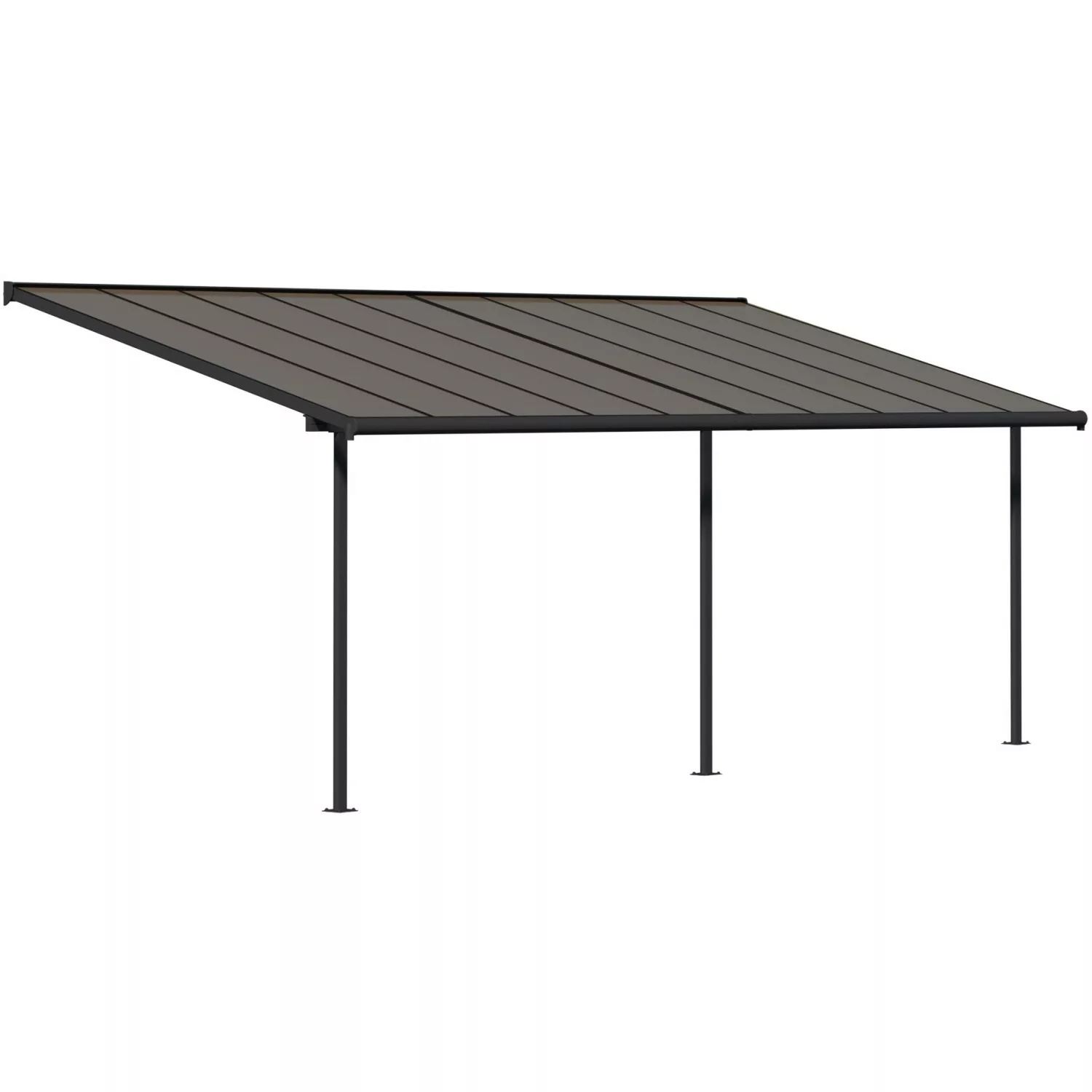 Palram - Canopia  Capri 3 x 6.2 Terrassenüberdachung Anthrazit Bronze VerGl günstig online kaufen