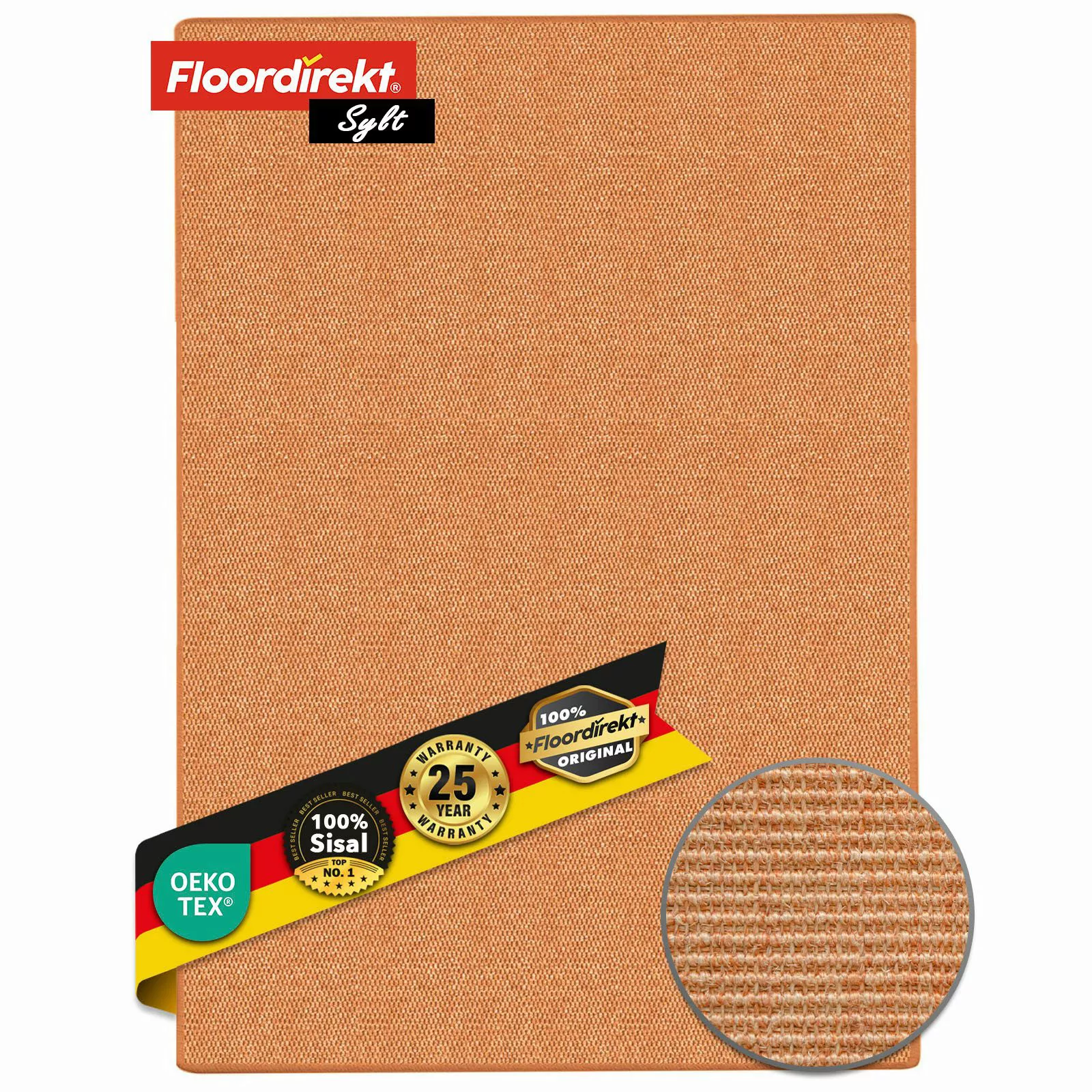 Floordirekt Sisalteppich Sylt, rechteckig, Höhe: 8 günstig online kaufen