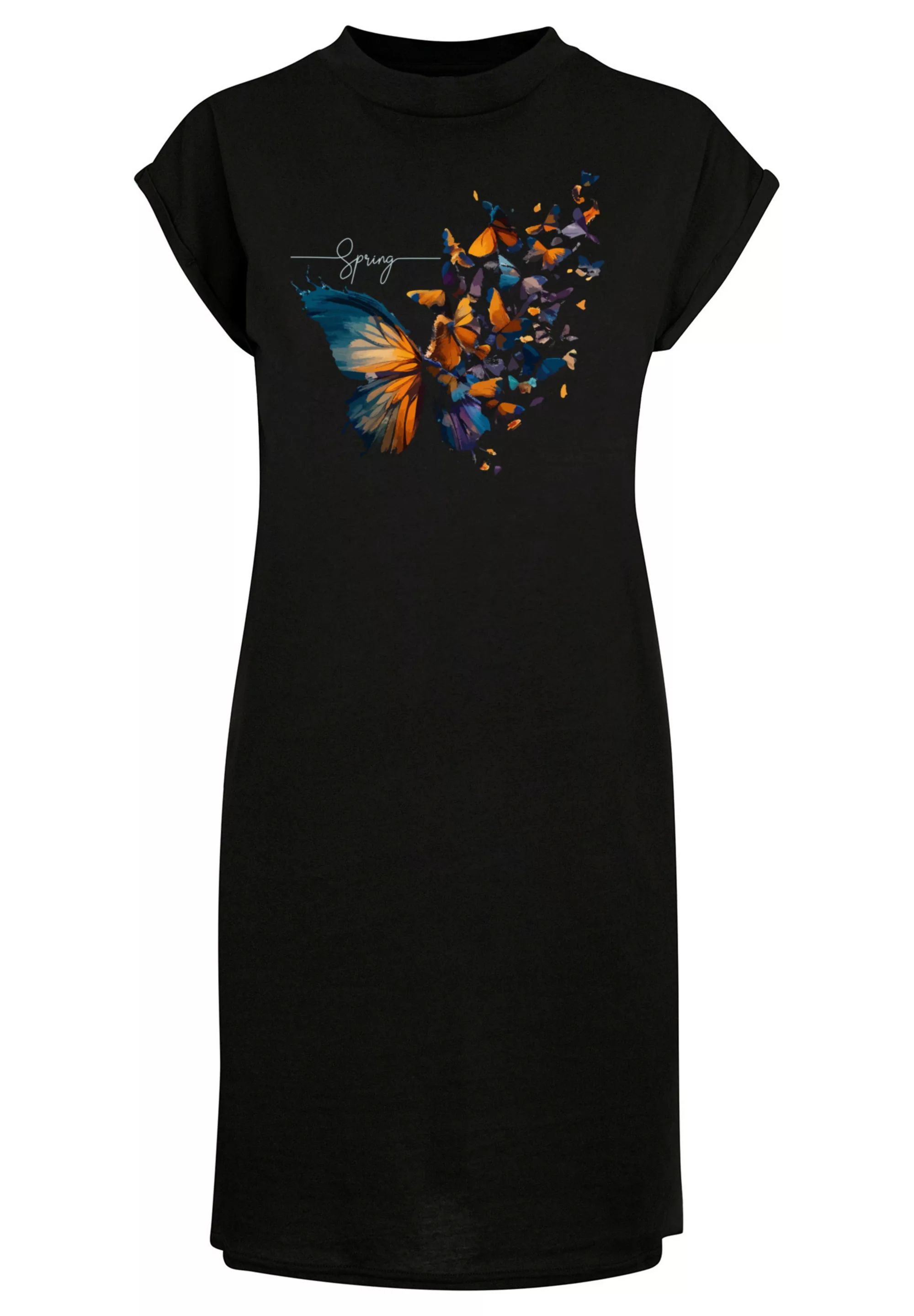 F4NT4STIC Shirtkleid "Schmetterling Frühling" günstig online kaufen