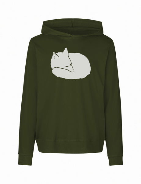 Leichter Unisex Jersey Hoodie Mit Fuchs günstig online kaufen