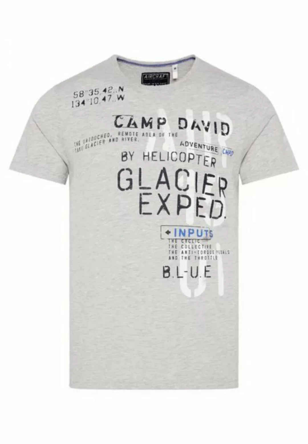 CAMP DAVID Rundhalsshirt, aus Baumwolle günstig online kaufen