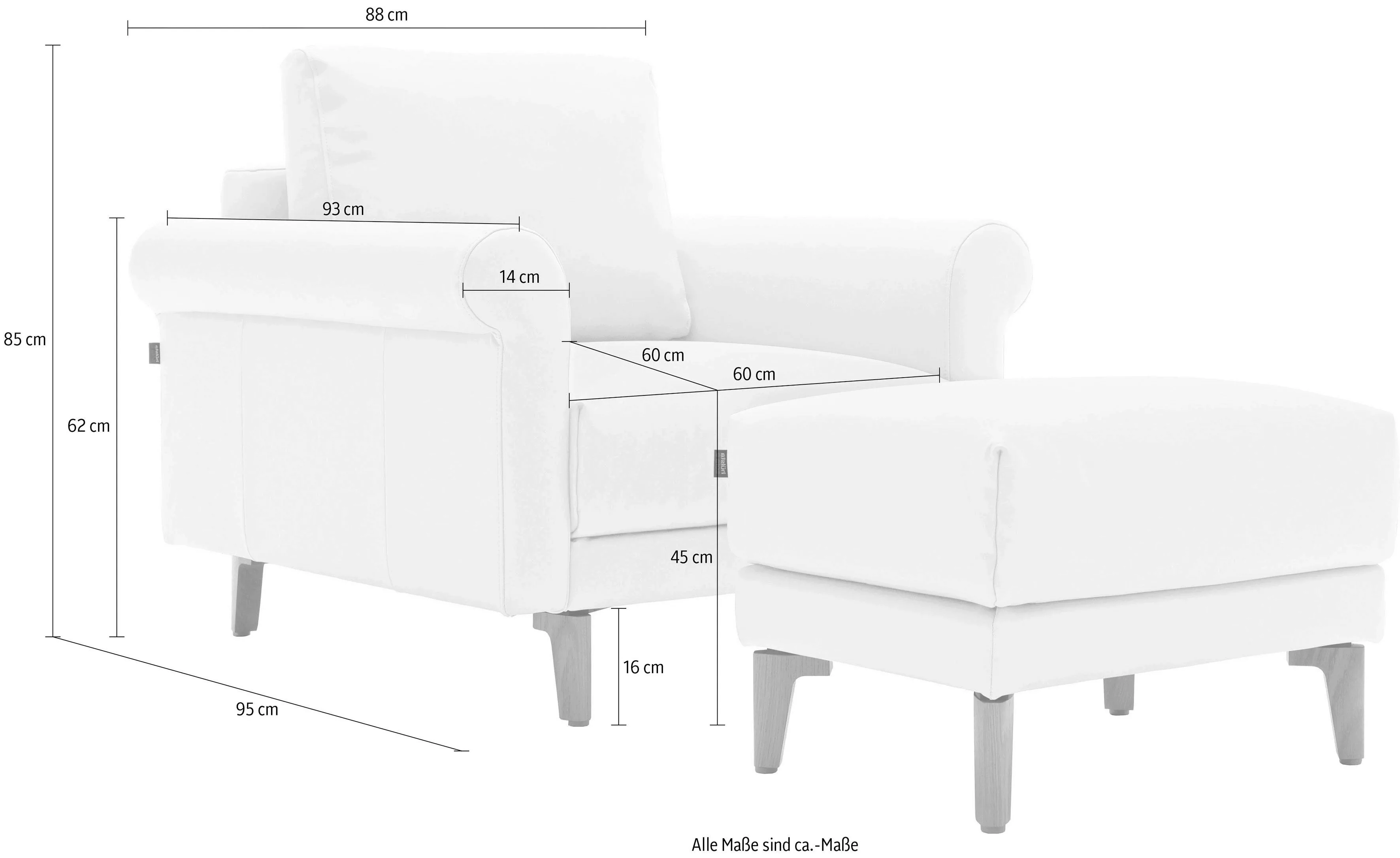 Creation BY ROLF BENZ Sessel »CR.450, Designsessel, Loungesessel«, modern L günstig online kaufen