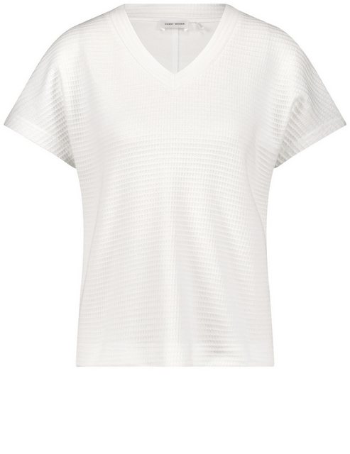 GERRY WEBER Kurzarmshirt Kurzarmshirt in Waffeloptik günstig online kaufen