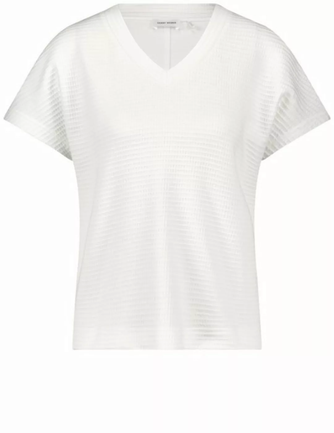 GERRY WEBER Kurzarmshirt Kurzarmshirt in Waffeloptik günstig online kaufen