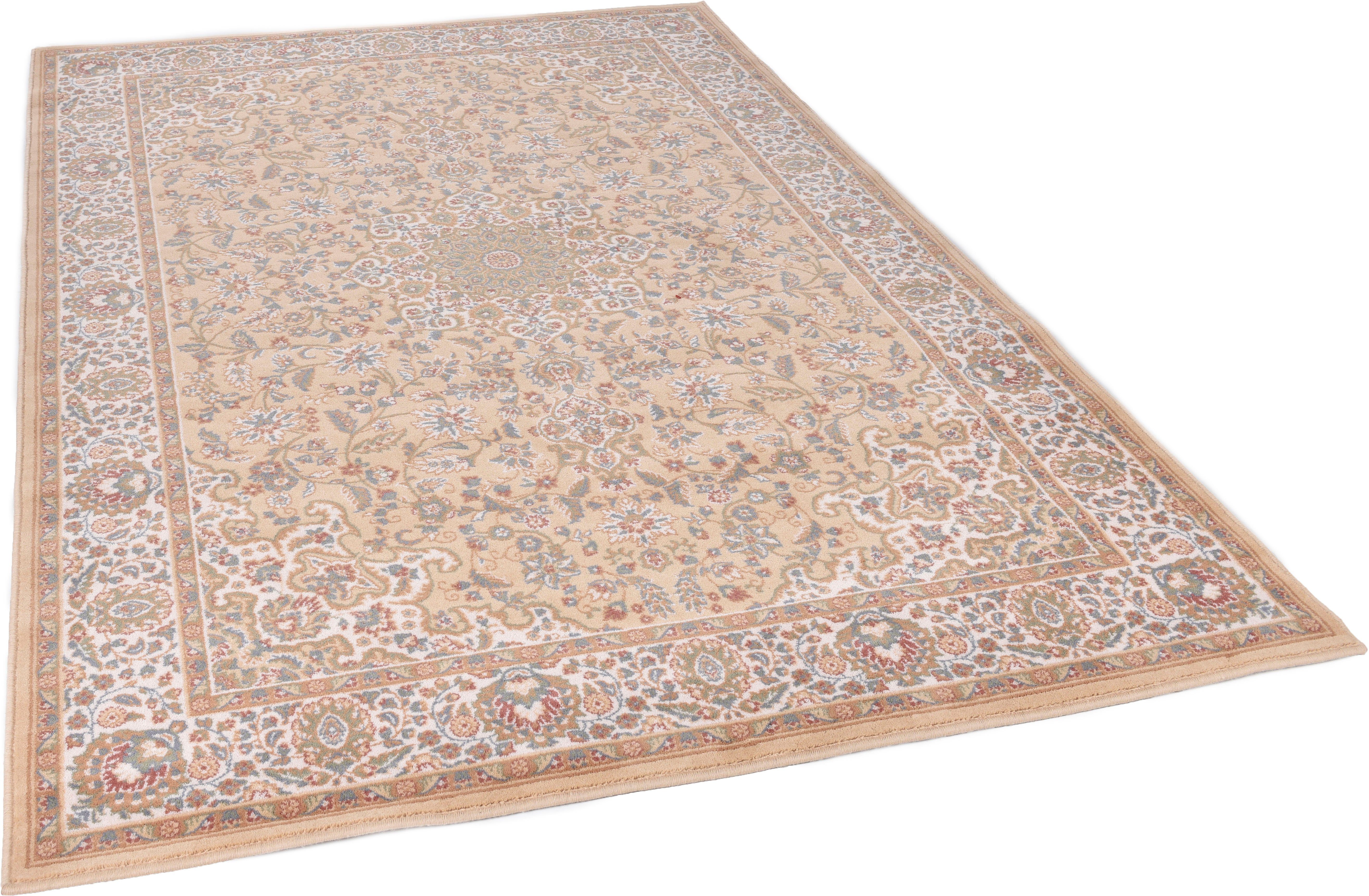 THEKO Wollteppich »Dolna - 859«, rechteckig, 10 mm Höhe, Kurzflor, reine Wo günstig online kaufen
