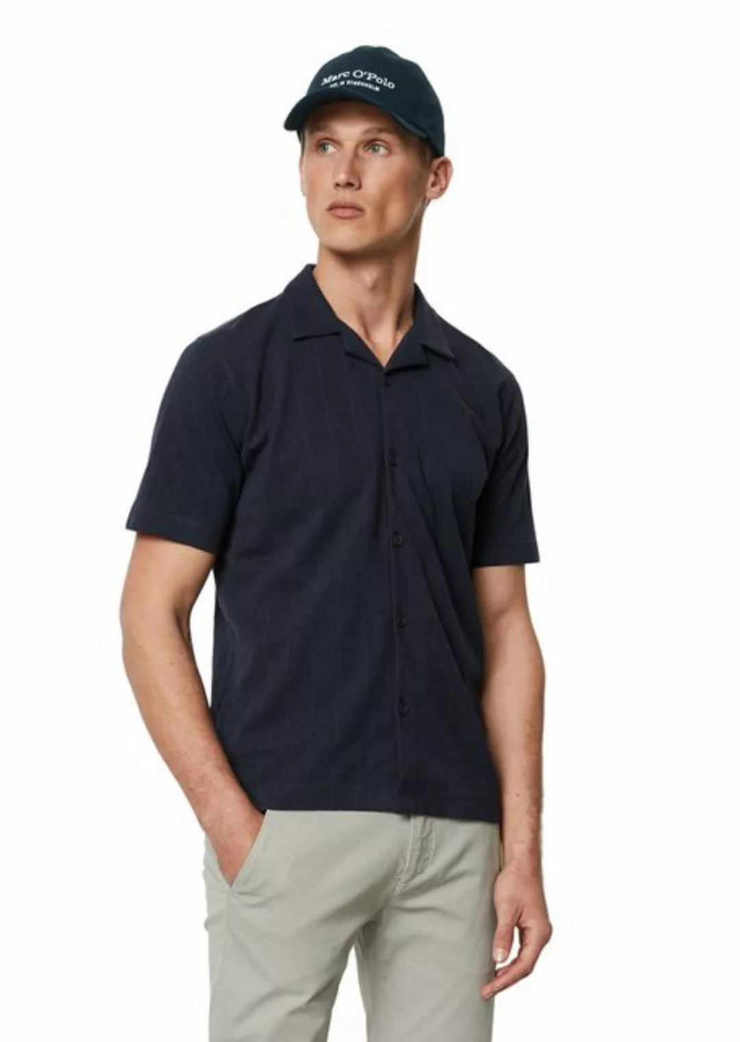 Marc O'Polo Poloshirt aus Jacquard-Jersey günstig online kaufen