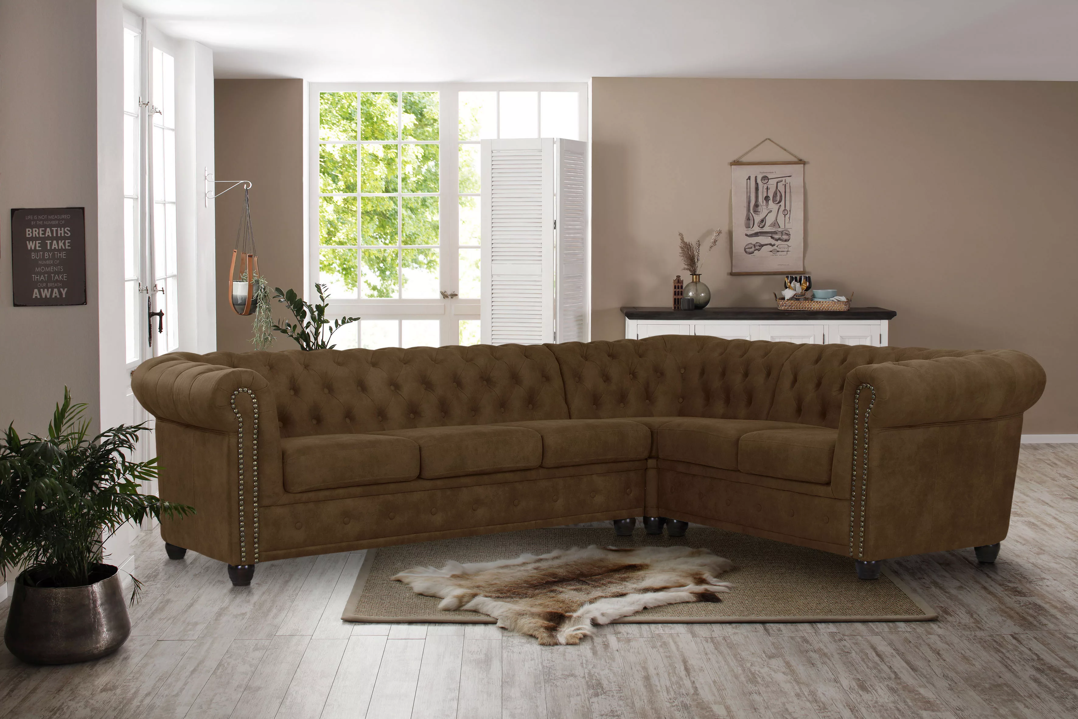 Home affaire Chesterfield-Sofa "Rysum" günstig online kaufen