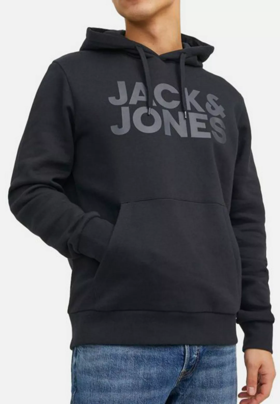 Jack & Jones Herren Hoodie Kapuzenpullover Pullover JJECORP günstig online kaufen