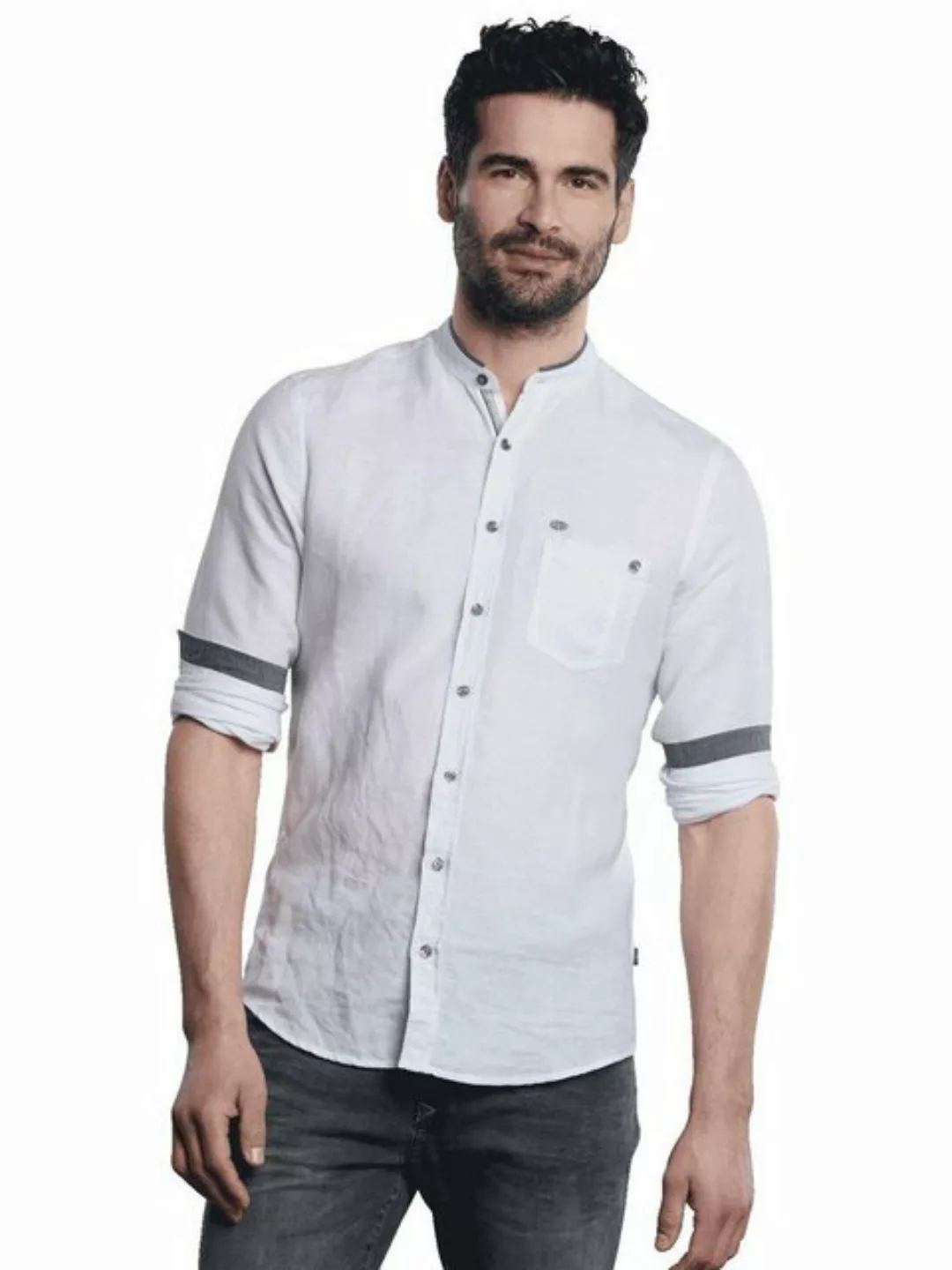Engbers Langarmhemd Hemd uni günstig online kaufen