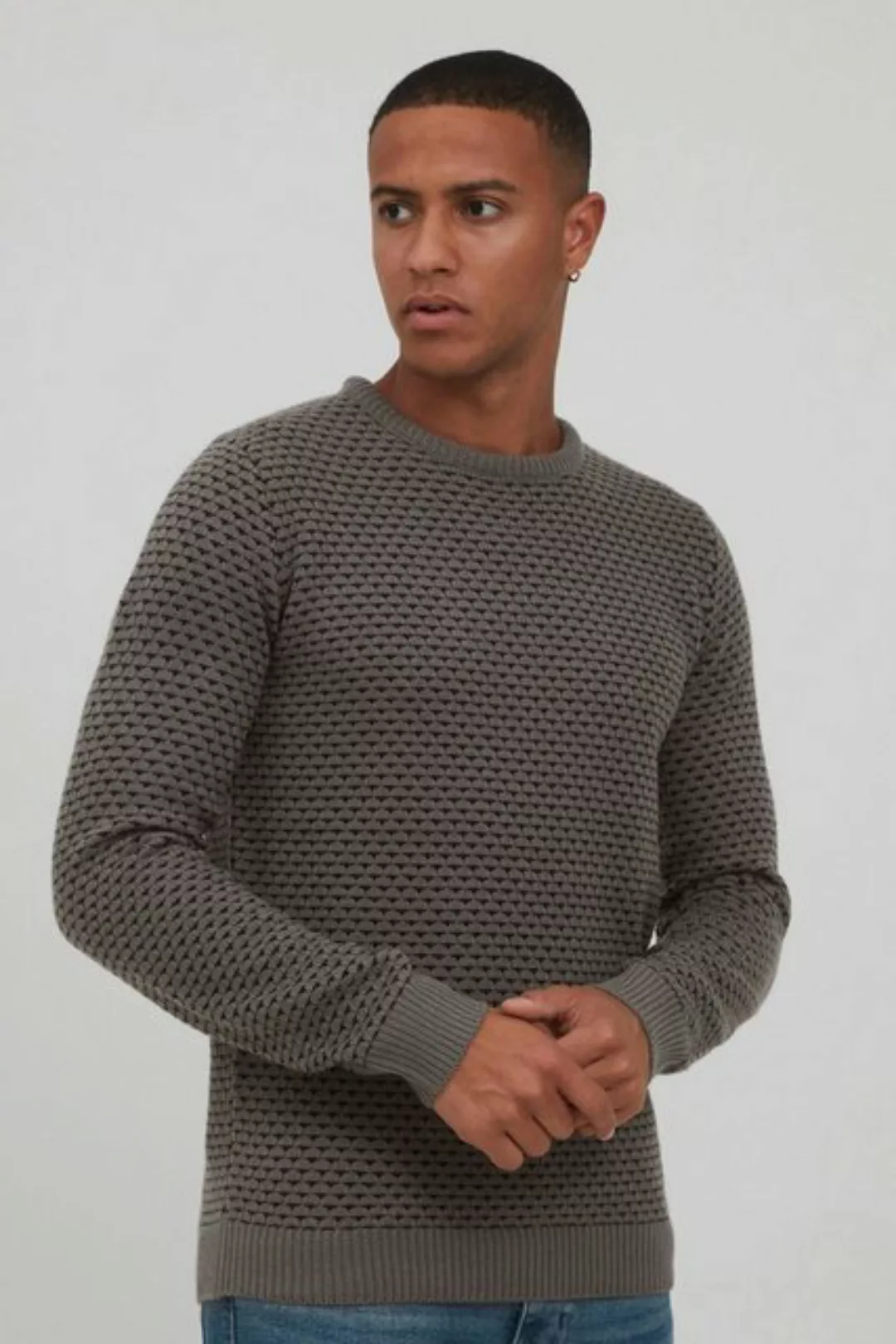 Indicode Strickpullover IDCoppler Strickpulli aus Grobstrick günstig online kaufen