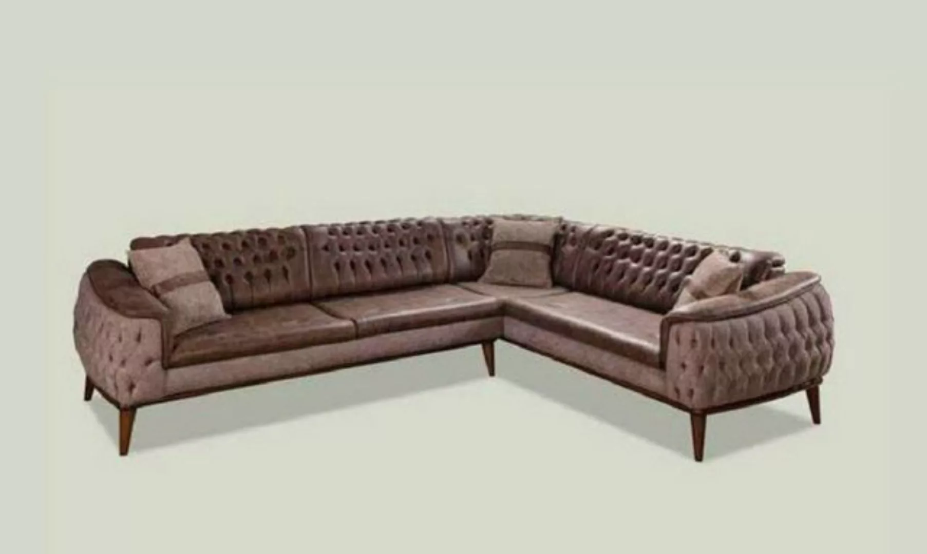 JVmoebel Ecksofa Ecksofa Sofa L-Form Textile Couch Wohnzimmer günstig online kaufen