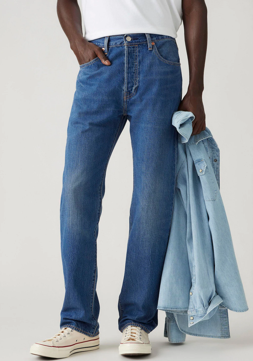 Levis Straight-Jeans "501 LEVIS ORIGINAL", mit Markenlabel günstig online kaufen