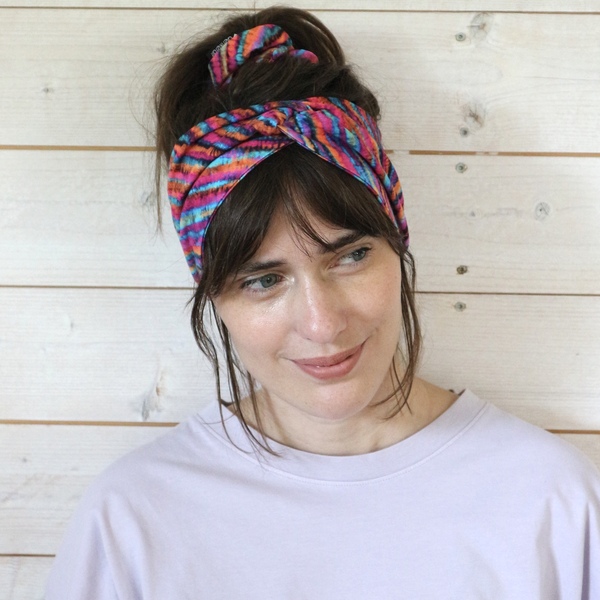 Veganes Denkefair Stirnband Batik Jersey günstig online kaufen