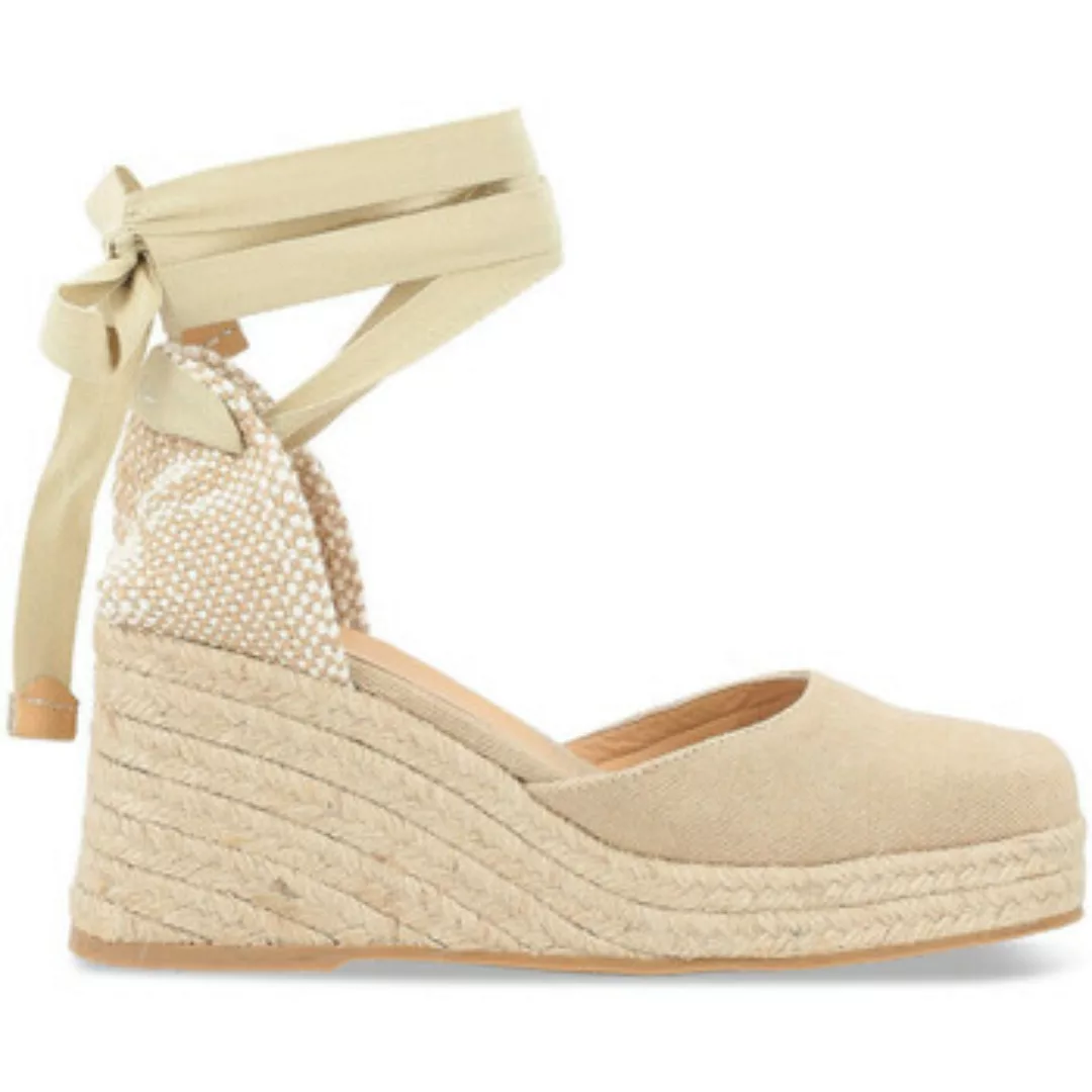 Castaner  Sandalen Espadrilles Castañer Tina aus beigem Stoff günstig online kaufen