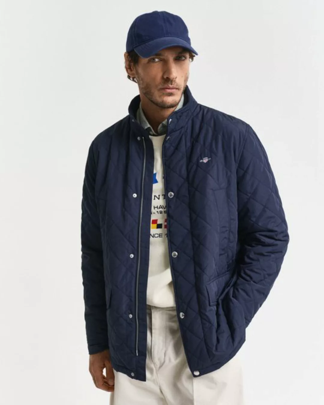 Gant  Trainingsjacken Quilted Windjacke günstig online kaufen