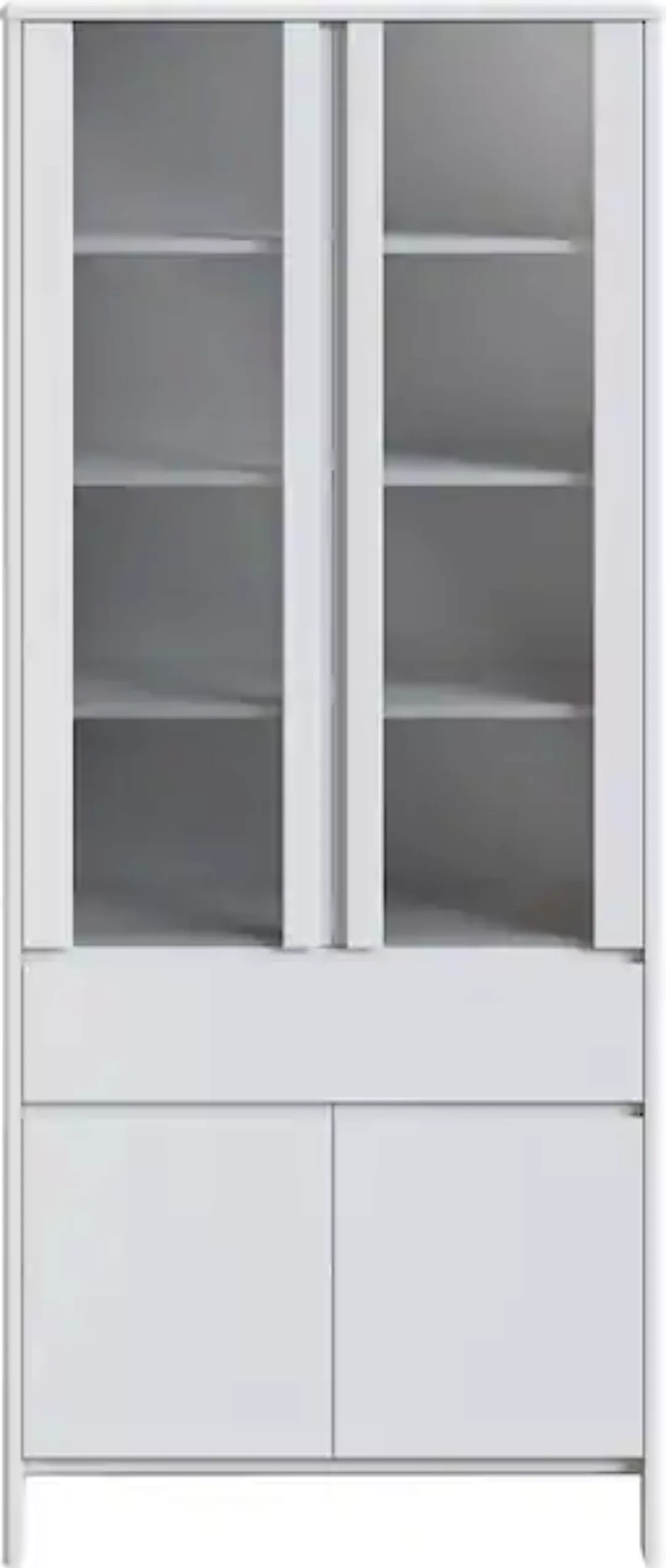 Home affaire Vitrine "Luven", zertifiziertes Massivholz, Höhe 192 cm, 4 Tür günstig online kaufen