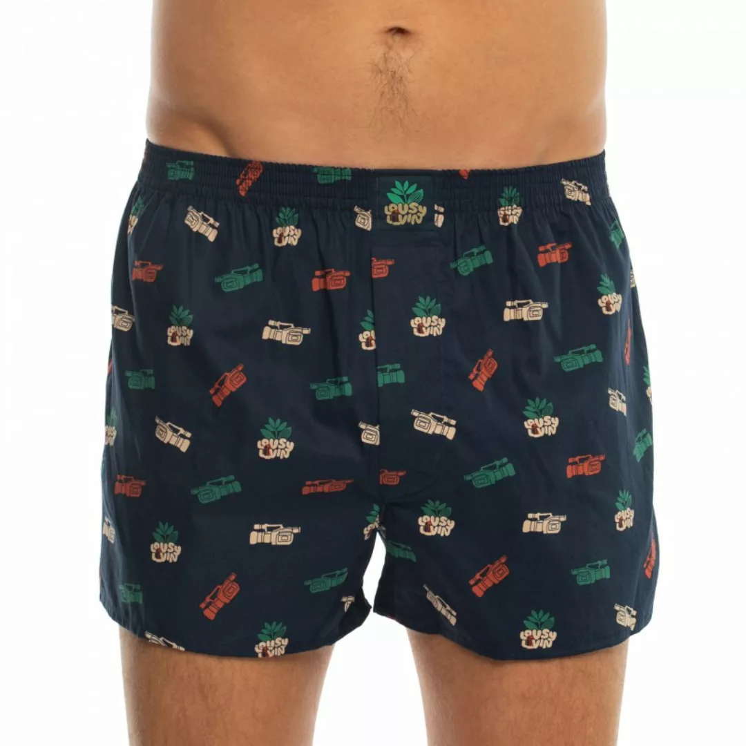 Lousy Livin Boxershorts Blau mit Motiv günstig online kaufen