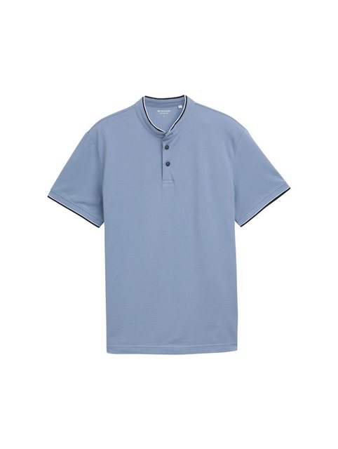 TOM TAILOR Poloshirt Piqué Poloshirt mit Stehkragen günstig online kaufen