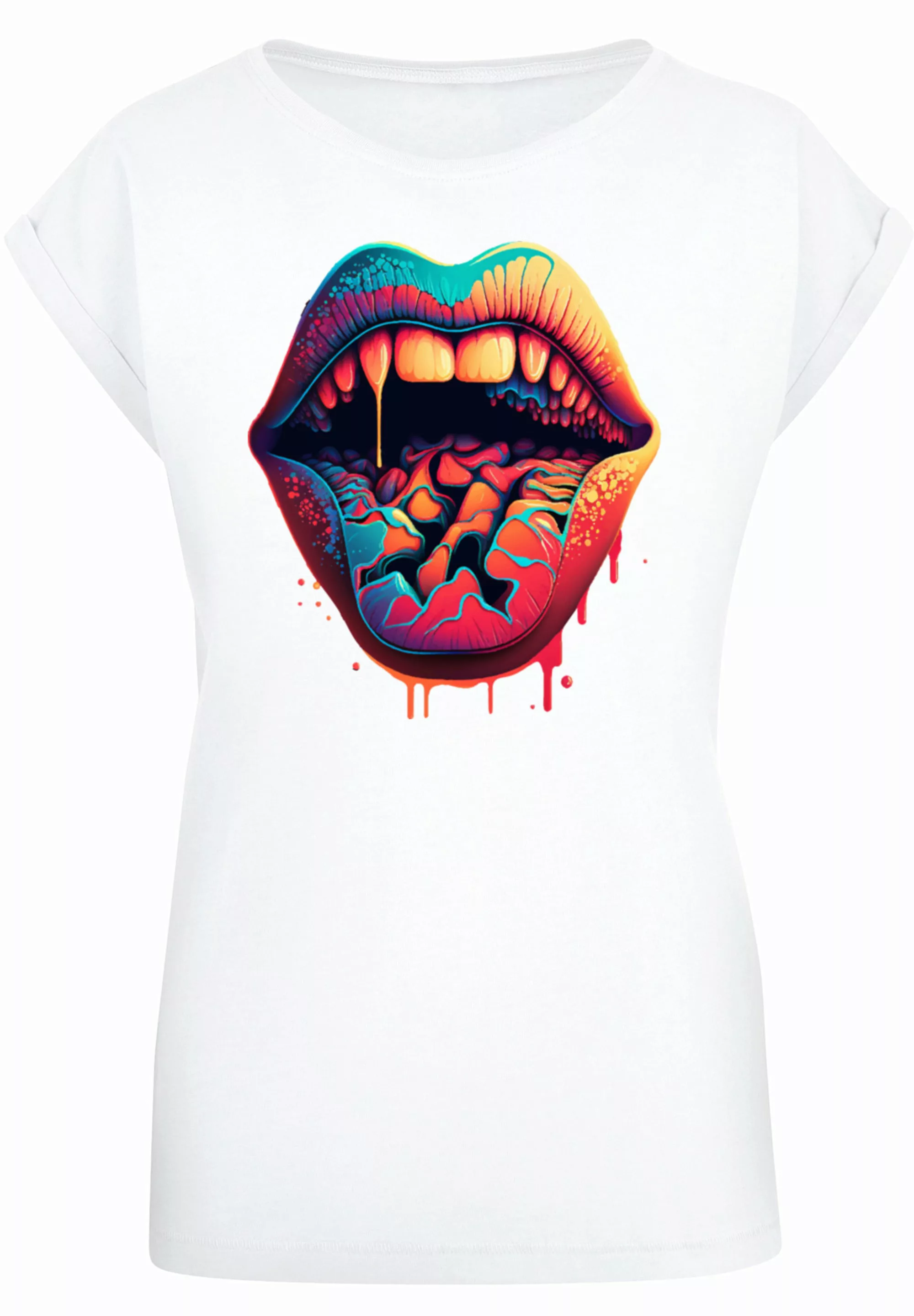 F4NT4STIC T-Shirt "Drooling Lips SHORT SLEEVE TEE", Print günstig online kaufen