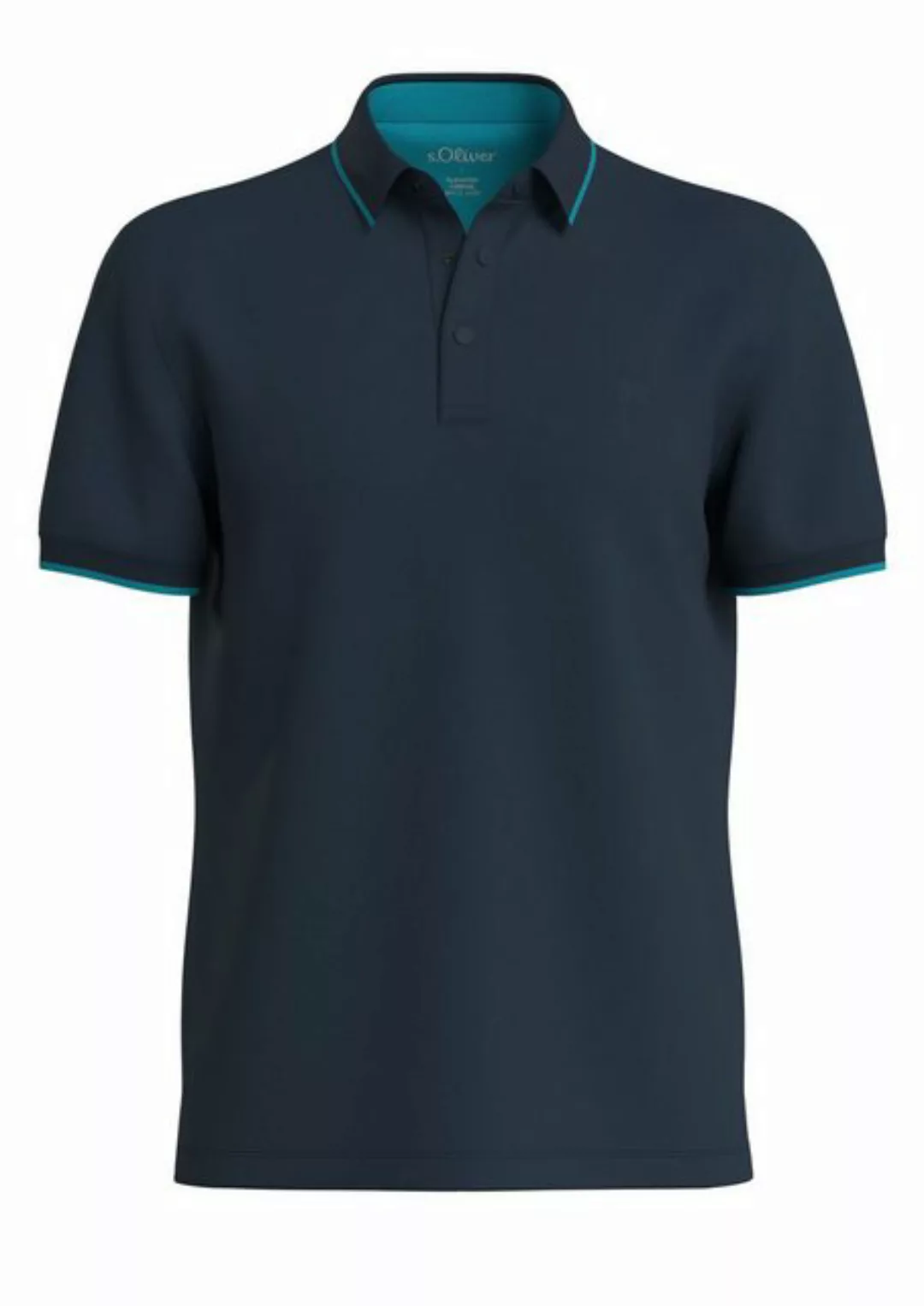 s.Oliver Poloshirt Kragen, Knopfleiste, kurzarm günstig online kaufen