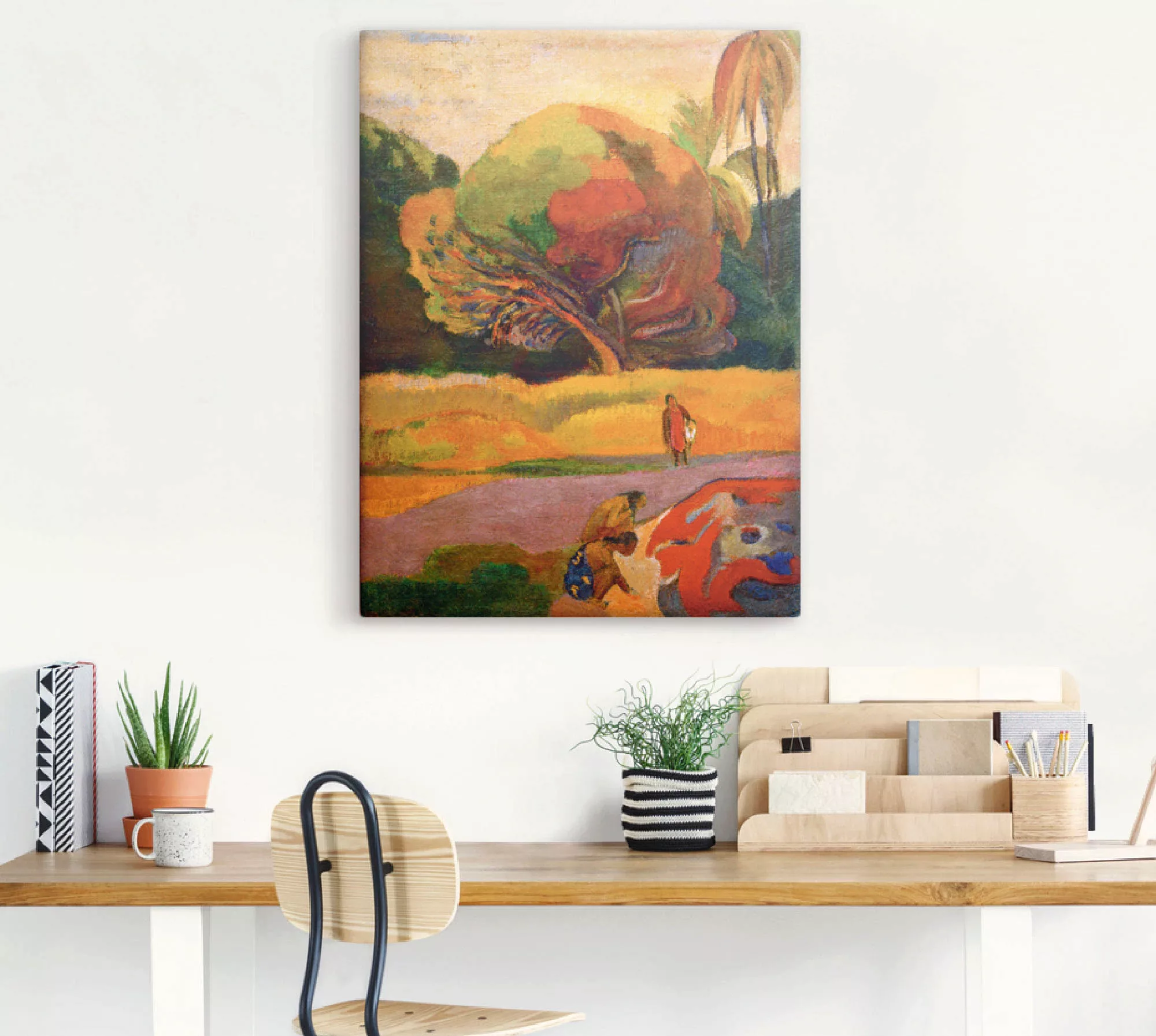 Artland Wandbild "Paul Gauguin Frauen am Fluß", Wiesen & Bäume, (1 St.) günstig online kaufen
