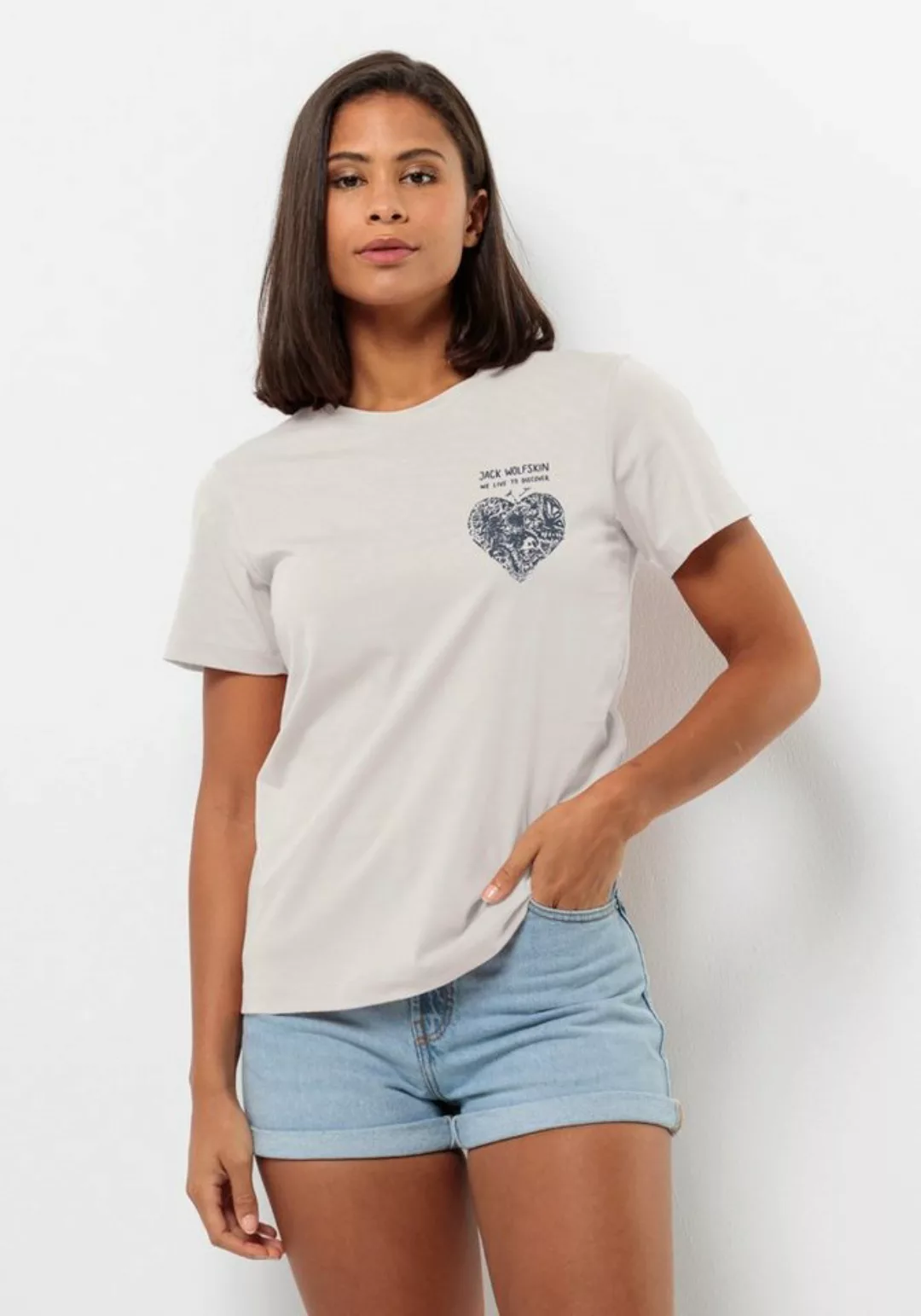 Jack Wolfskin T-Shirt DISCOVER HEART T W günstig online kaufen