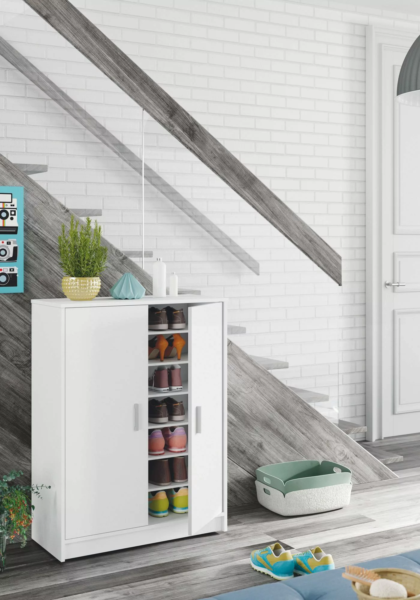 FORES HABITAT Schuhschrank in Weiß - günstig online kaufen