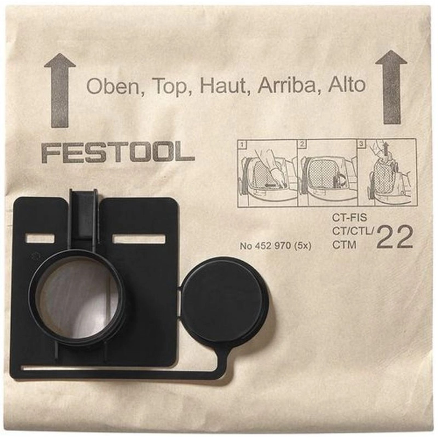 Festool Filtersack FIS-CT 55/5 - 452973 günstig online kaufen