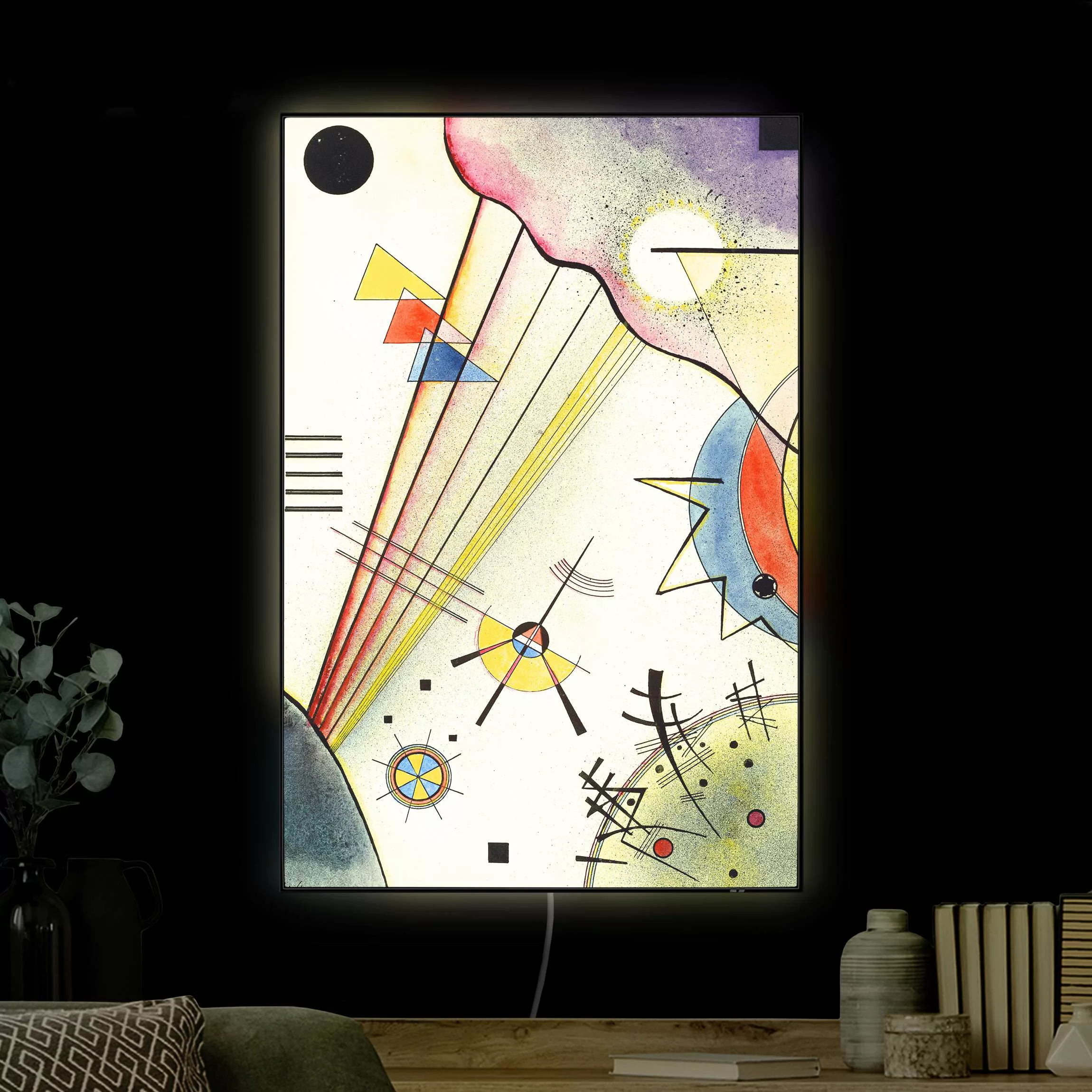 LED-Wechselbild Wassily Kandinsky - Deutliche Verbindung günstig online kaufen