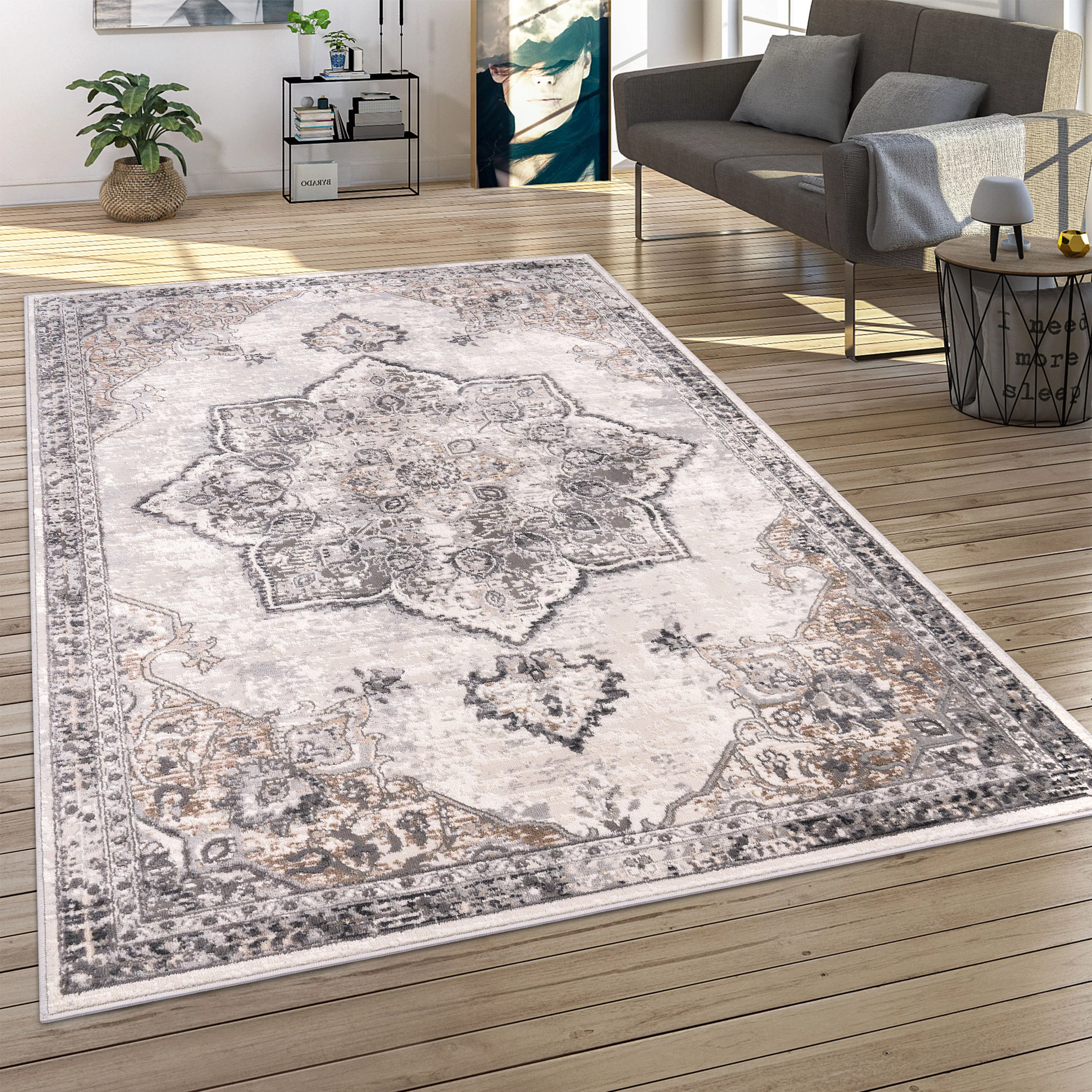 Paco Home Teppich »Foggia 773«, rechteckig, Kurzflor, Mandala Muster, Orien günstig online kaufen