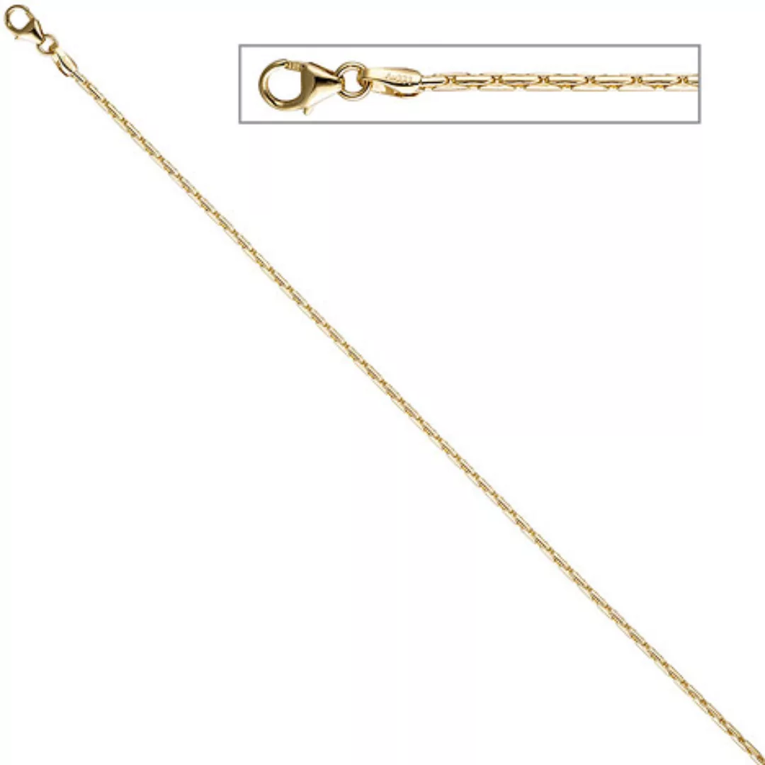 SIGO Kobrakette oval 333 Gelbgold 1,7 mm 50 cm Gold Kette Halskette Goldket günstig online kaufen