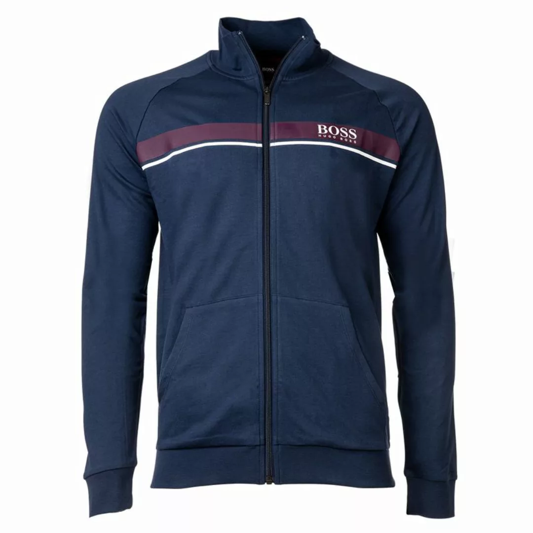 HUGO BOSS Herren Sweat-Jacke - Authentic Jacket Zip, Loungewear, Zipper günstig online kaufen