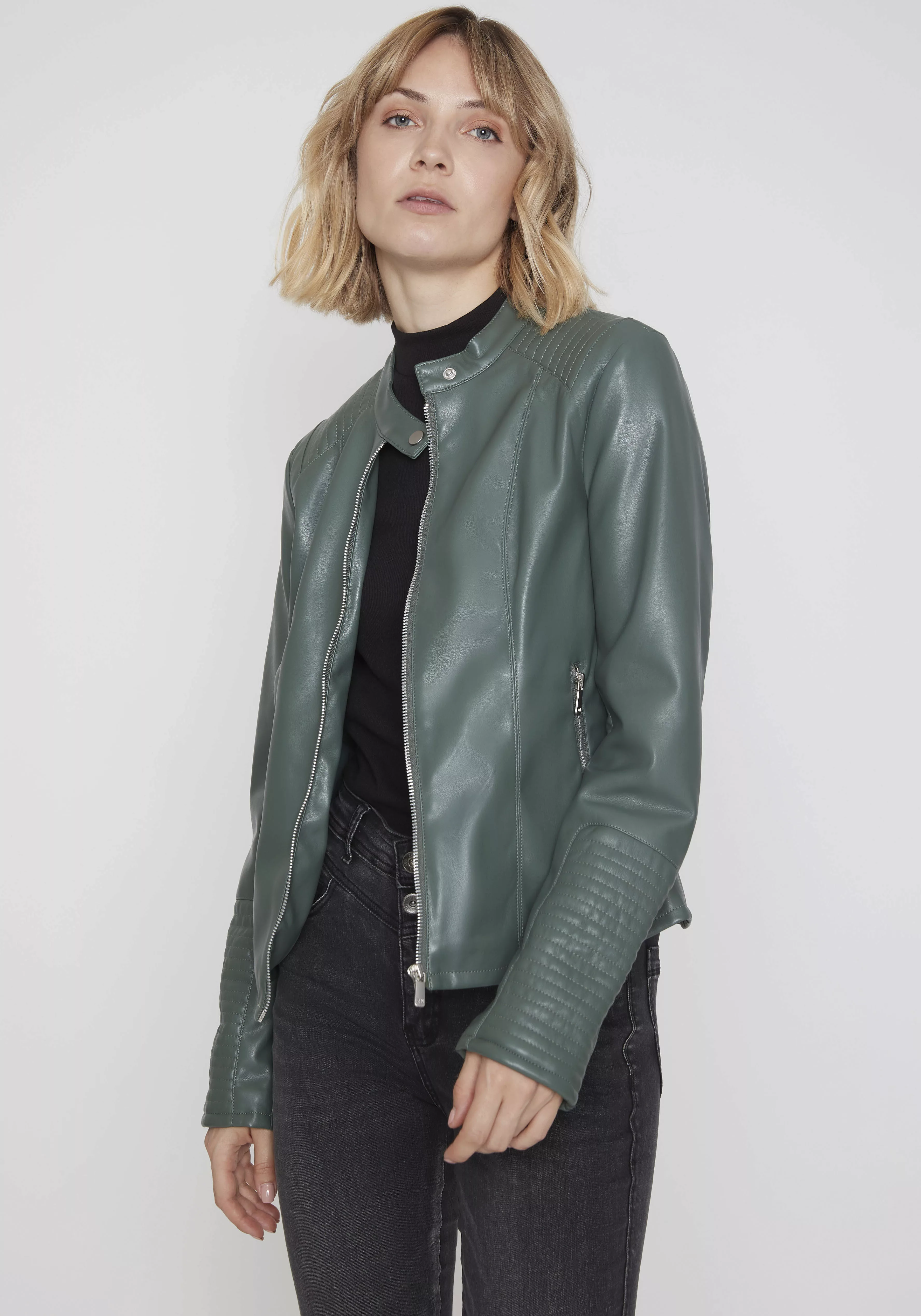 ZABAIONE Lederimitat-Blazer Jacket Fo44rli günstig online kaufen